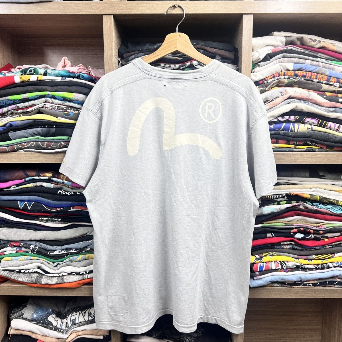 Evisu VTG EVISU YAMANE BACK HIT LOGO TEE Size US XL / EU 56 / 4 - 2 Thumbnail