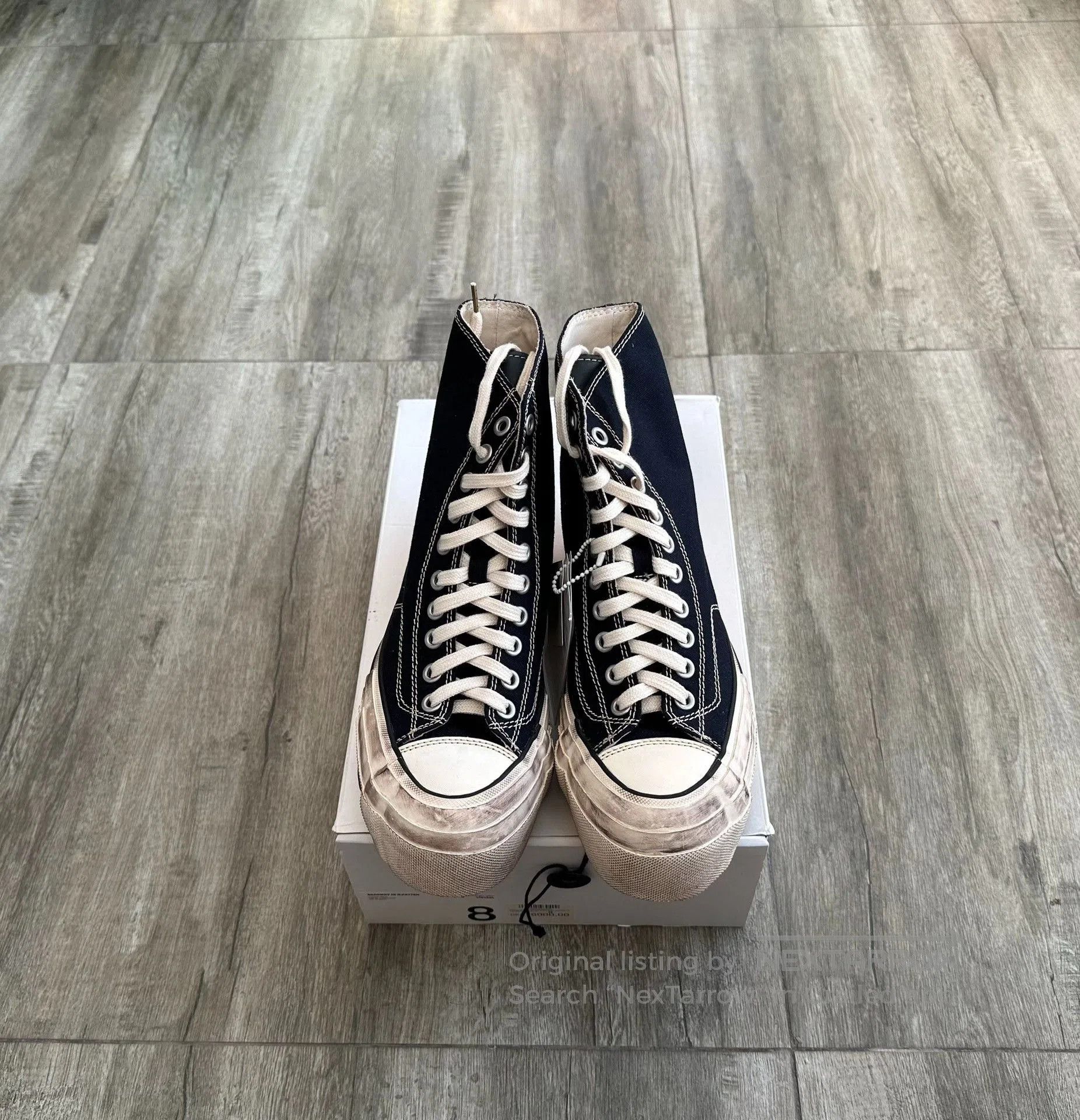 Visvim visvim skagway hi g.patten navy canvas shoes. Size US 8 / EU 41 - 1 Thumbnail