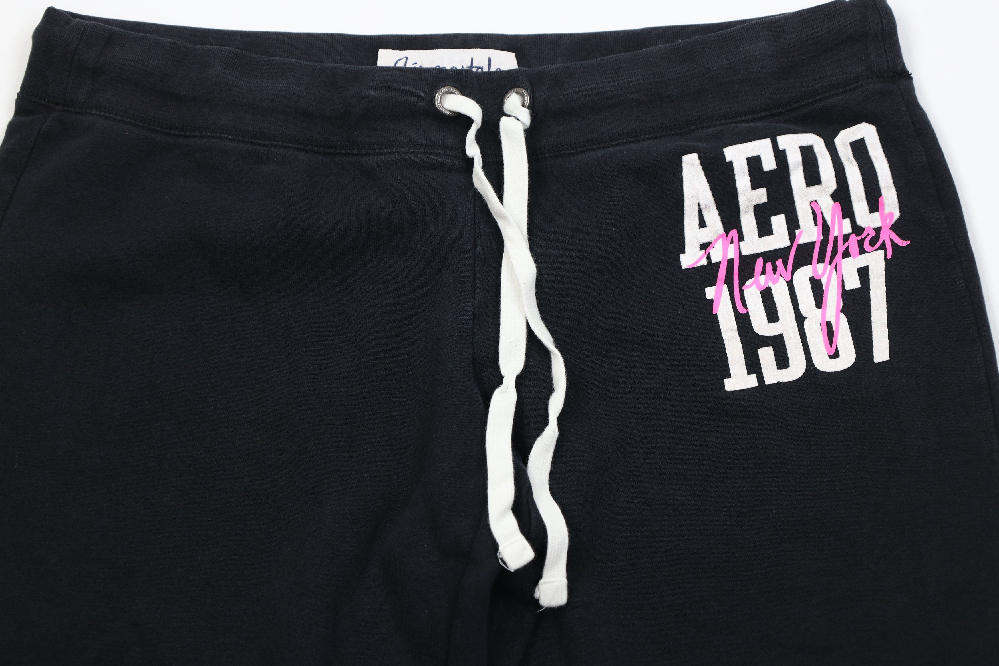 Aeropostale Vintage 90s Y2K Aeropostale Wide Leg Sweatpants Pants Size 34" / US 12 / IT 48 - 2 Thumbnail