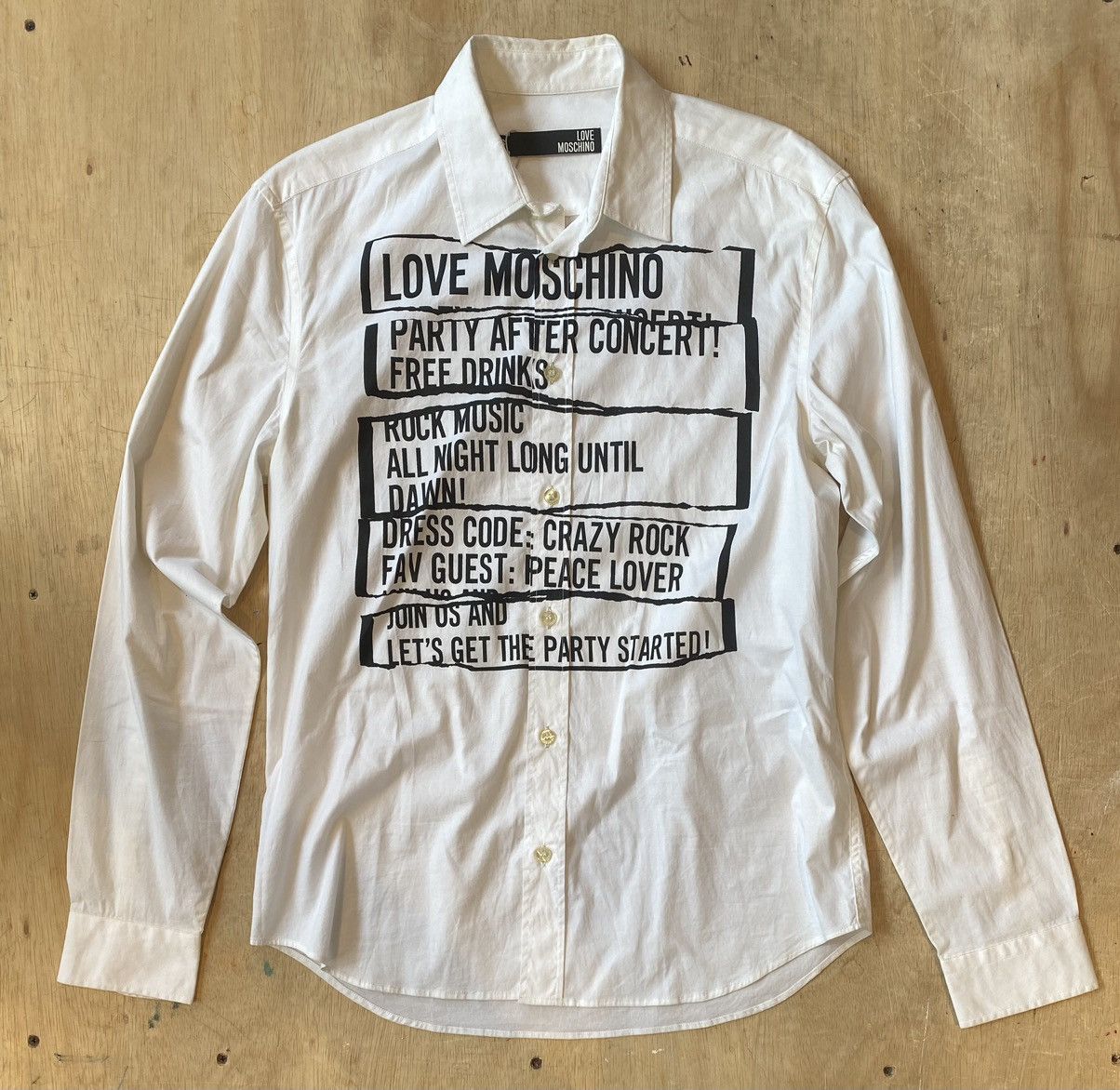 Moschino Love Moschino Party Print Shirt Size S Size US S / EU 44-46 / 1 - 1 Thumbnail
