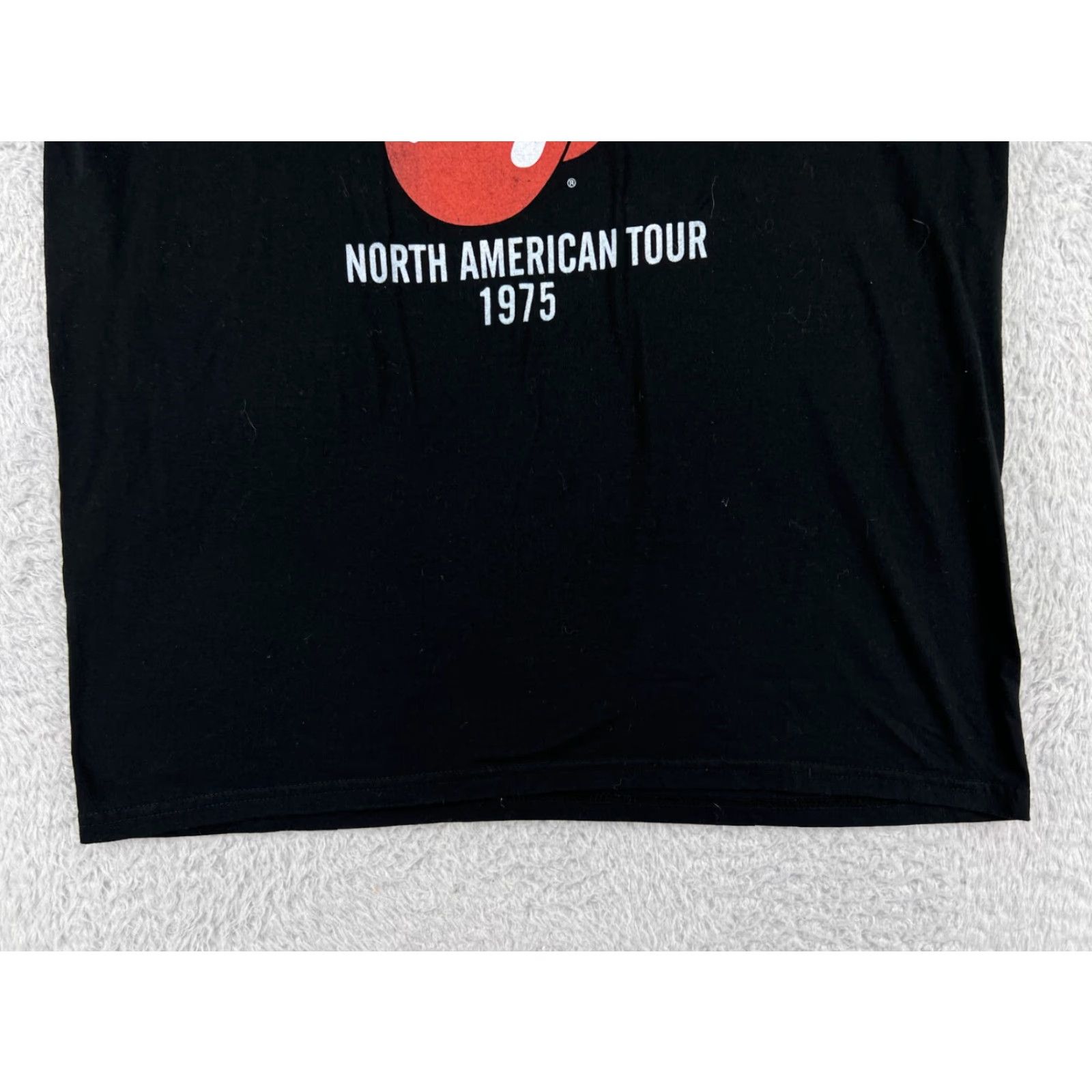 Vintage Rolling Stones Shirt Womens Extra Large Black Polyester Blend Short Sleeve Crew Size XL / US 12-14 / IT 48-50 - 6 Thumbnail