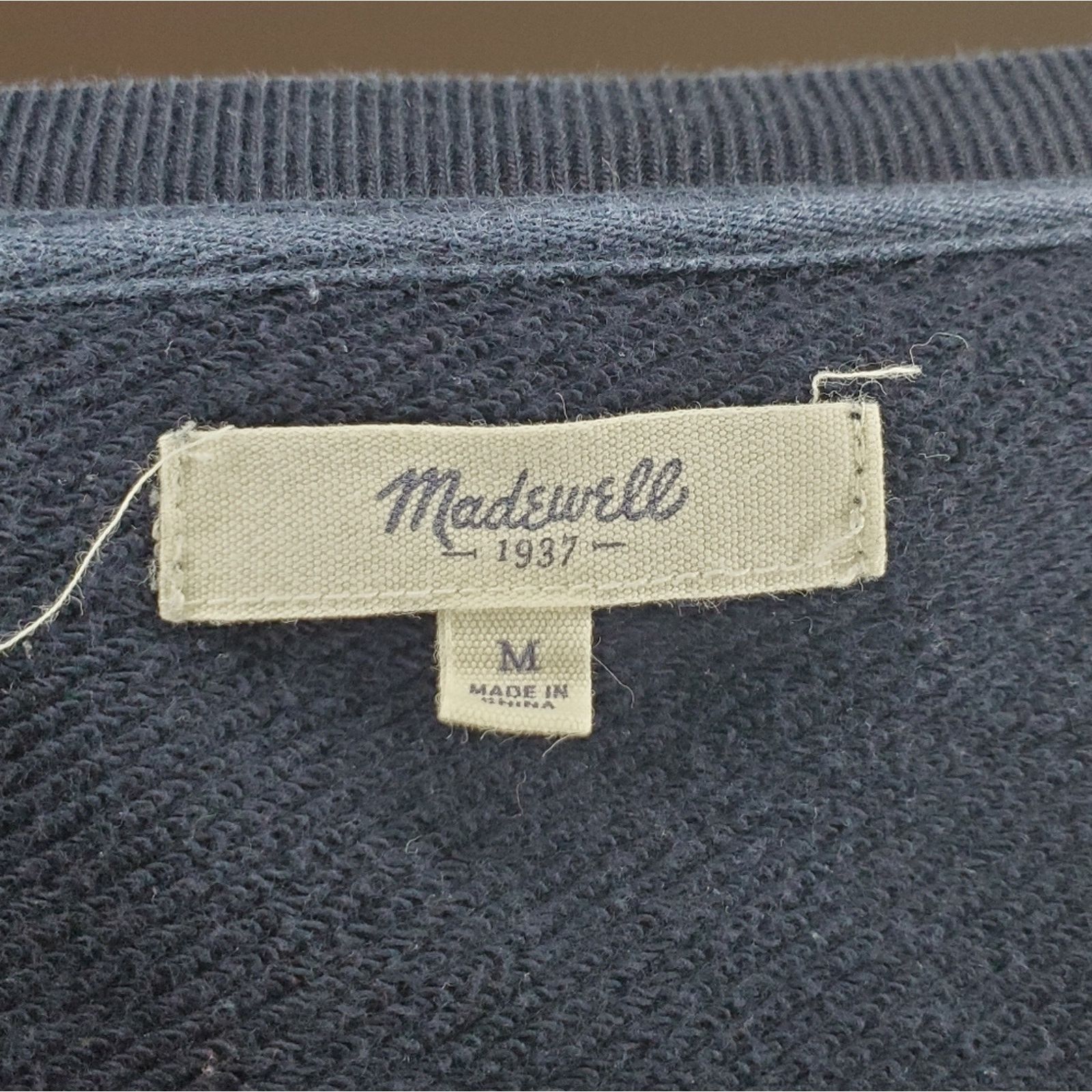 Madewell Madewell Navy Cutout Sweatshirt Medium Size M / US 6-8 / IT 42-44 - 6 Thumbnail