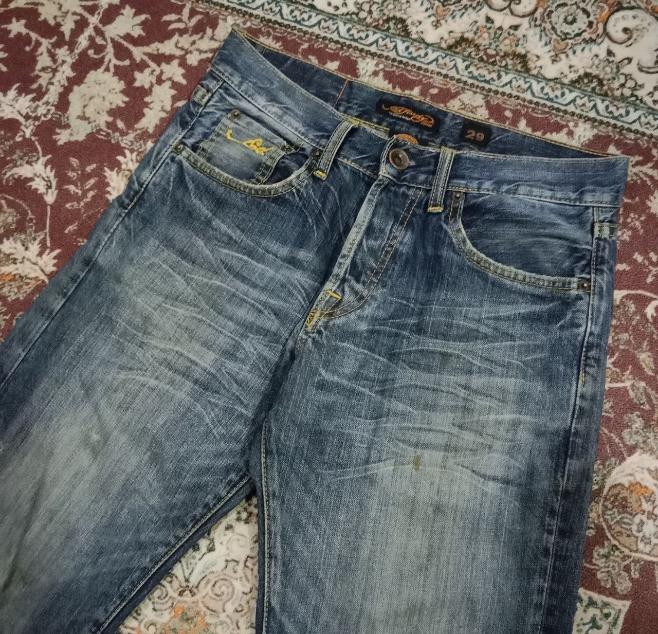 Ed Hardy Vintage Ed Hardy Tiger Embroidered Jeans Lot 2009 Size US 29 - 3 Thumbnail