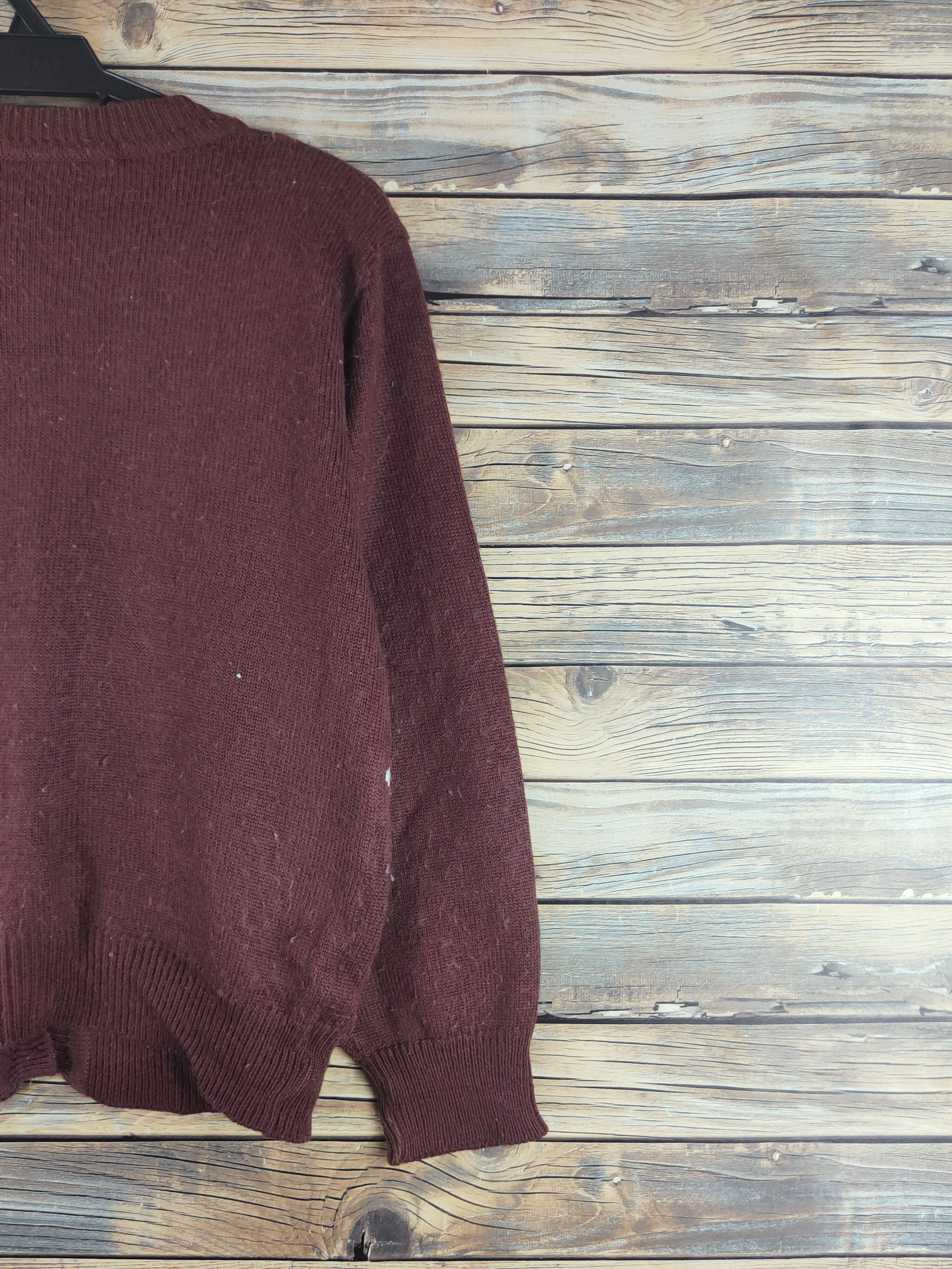 Japanese Brand DL Japan vintage Brown Cat Knitwear Cardigans #46-477 Size M / US 6-8 / IT 42-44 - 10 Thumbnail