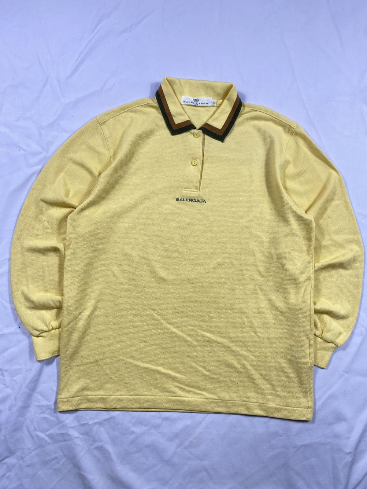 Balenciaga Vintage Balenciaga Logo Center Long Slevee Size US M / EU 48-50 / 2 - 1 Thumbnail