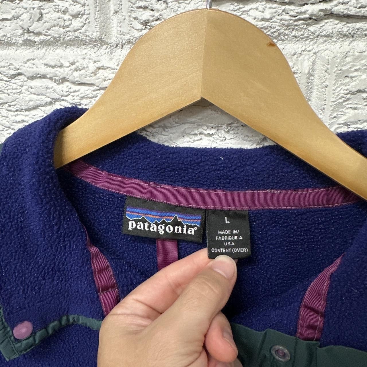 Patagonia Vintage Patagonia Snap T Deep Purple Fleece Jacket Medium Size US M / EU 48-50 / 2 - 4 Thumbnail