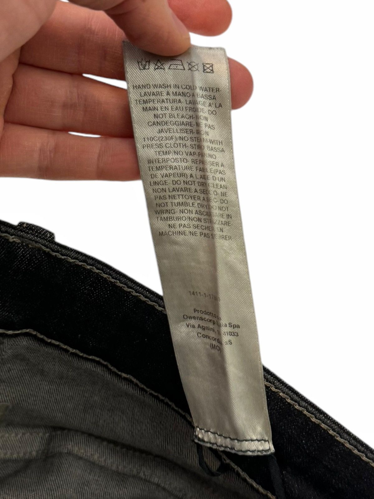 Rick Owens ★ Foil Waxed Tyrone Bootcut Denim Size US 32 / EU 48 - 13 Thumbnail