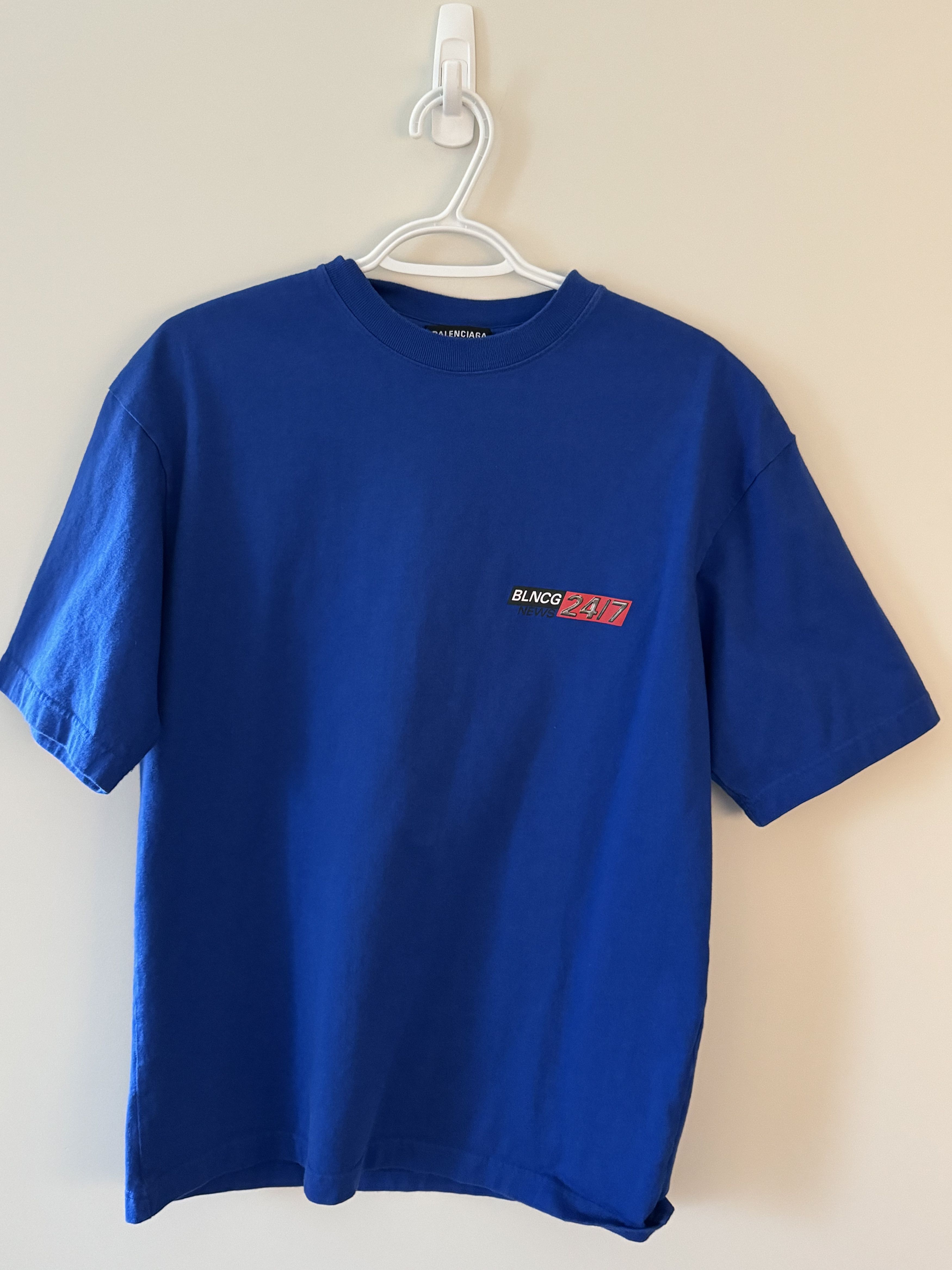 Balenciaga Balenciaga BLNCG News 24/7 T-Shirt Size US S / EU 44-46 / 1 - 2 Thumbnail