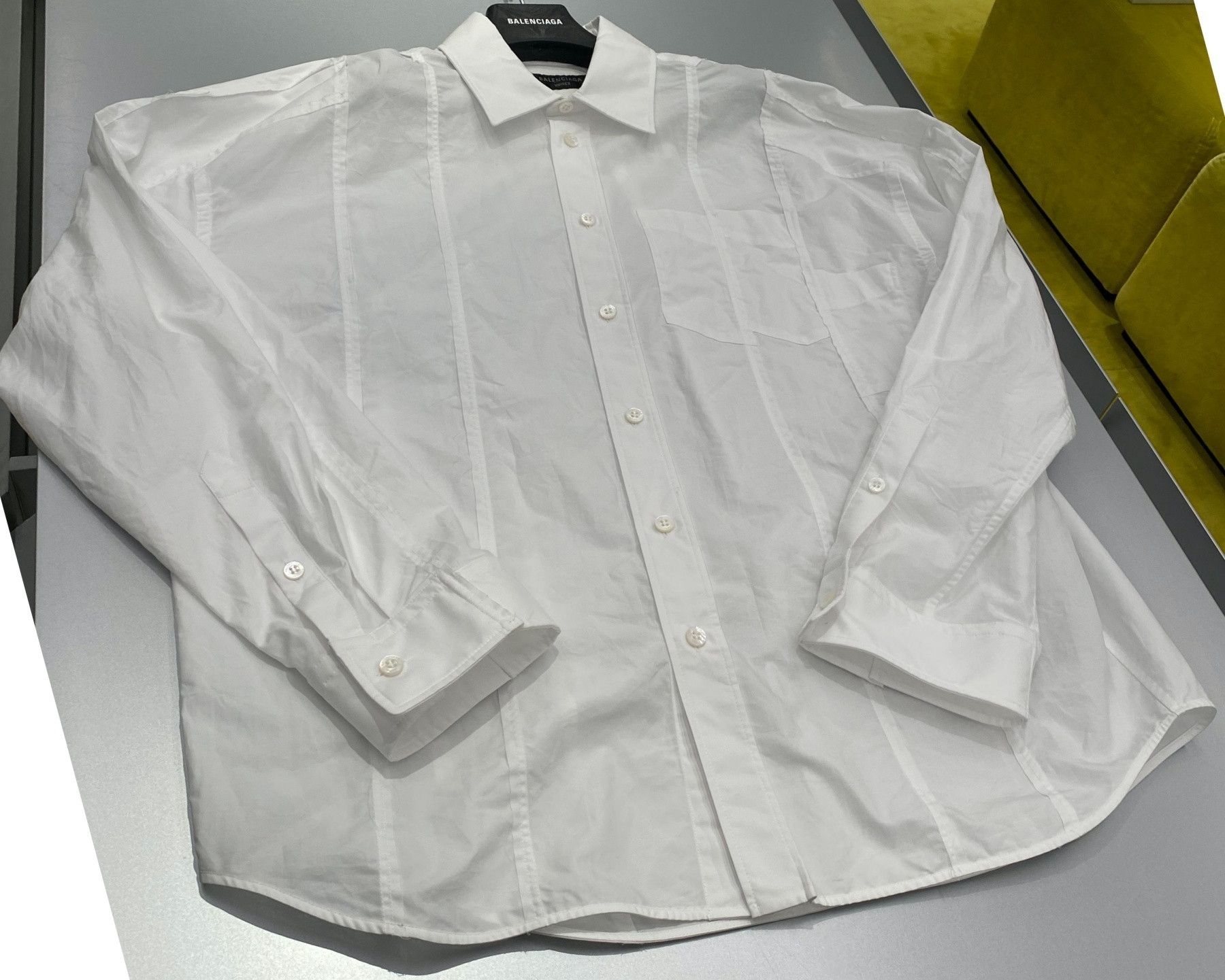 Balenciaga o1mt1gz0924 DIY Shirt in White Size US S / EU 44-46 / 1 - 3 Thumbnail