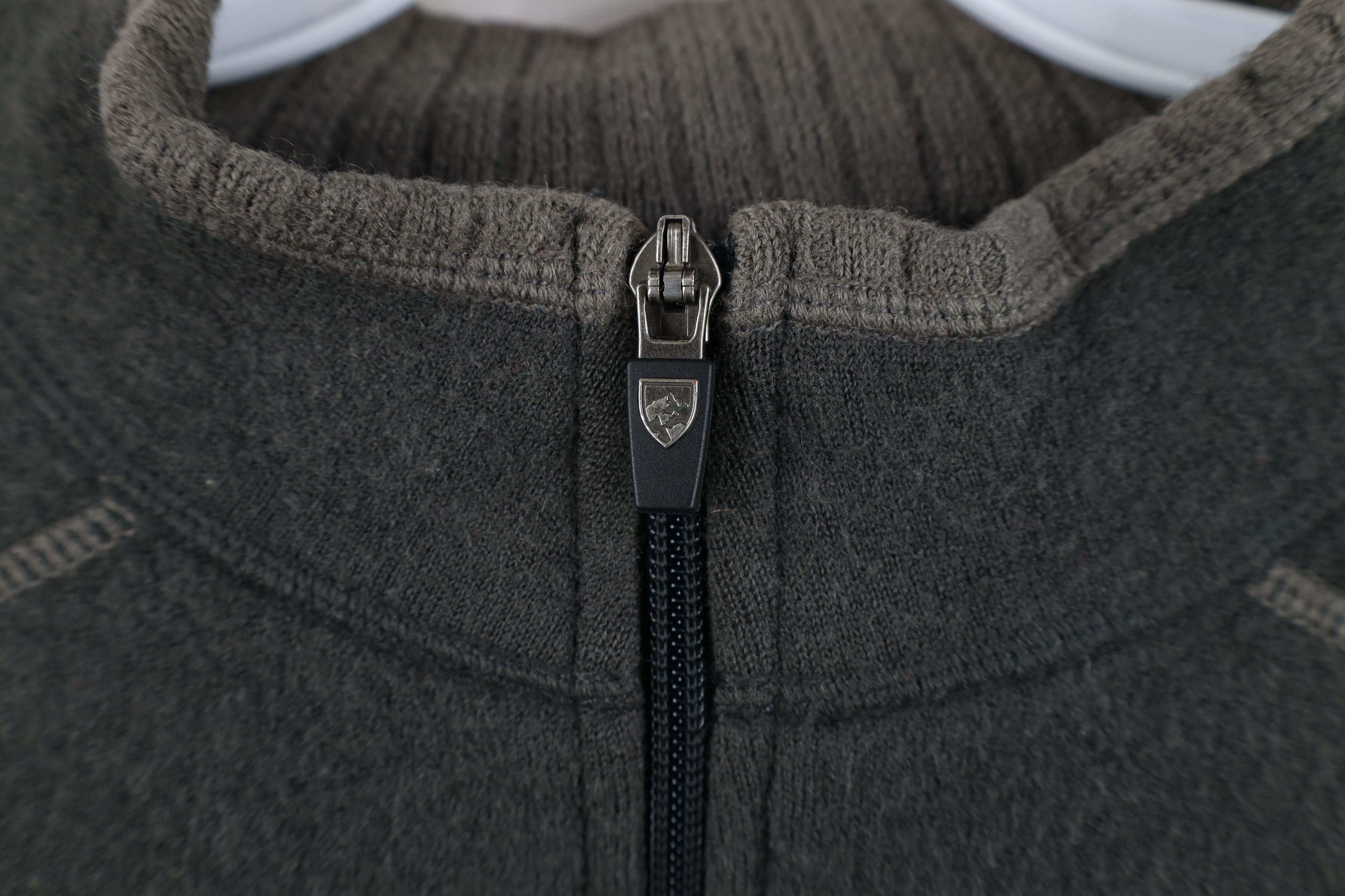 Kuhl × Vintage Kuhl Mountain Striped Merino Wool Full Zip Jacket Gray Size US M / EU 48-50 / 2 - 12 Thumbnail