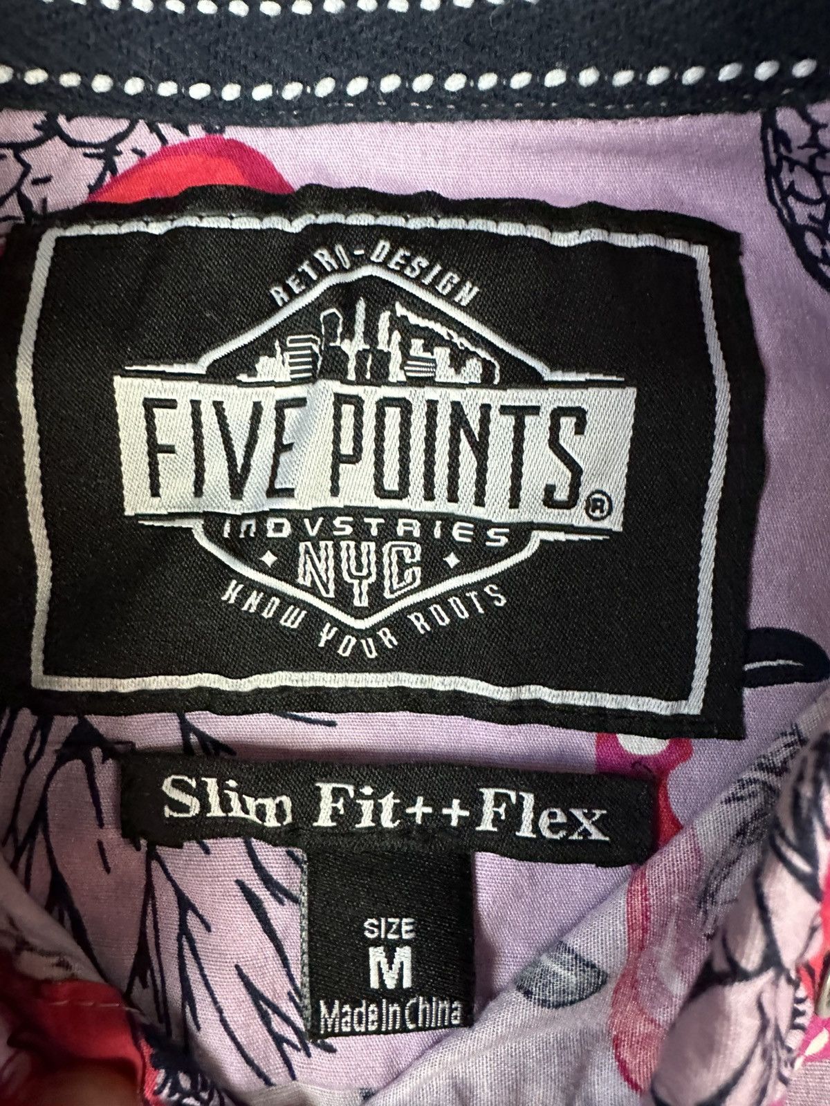 Vintage Retro Flamingo Pineapple Shirt Size US M / EU 48-50 / 2 - 8 Thumbnail