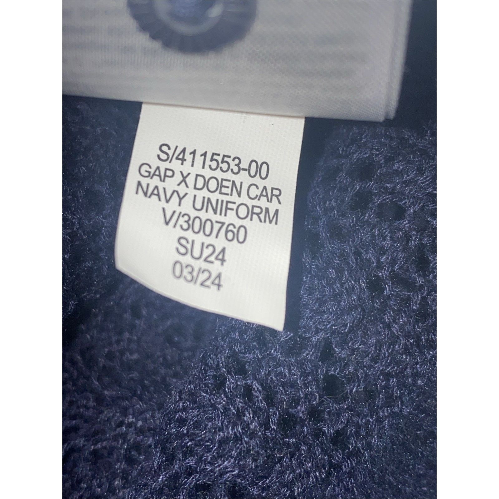 Gap GAP x DOEN Navy Blue Linen Blend Cardigan Size Large Size L / US 10 / IT 46 - 9 Thumbnail