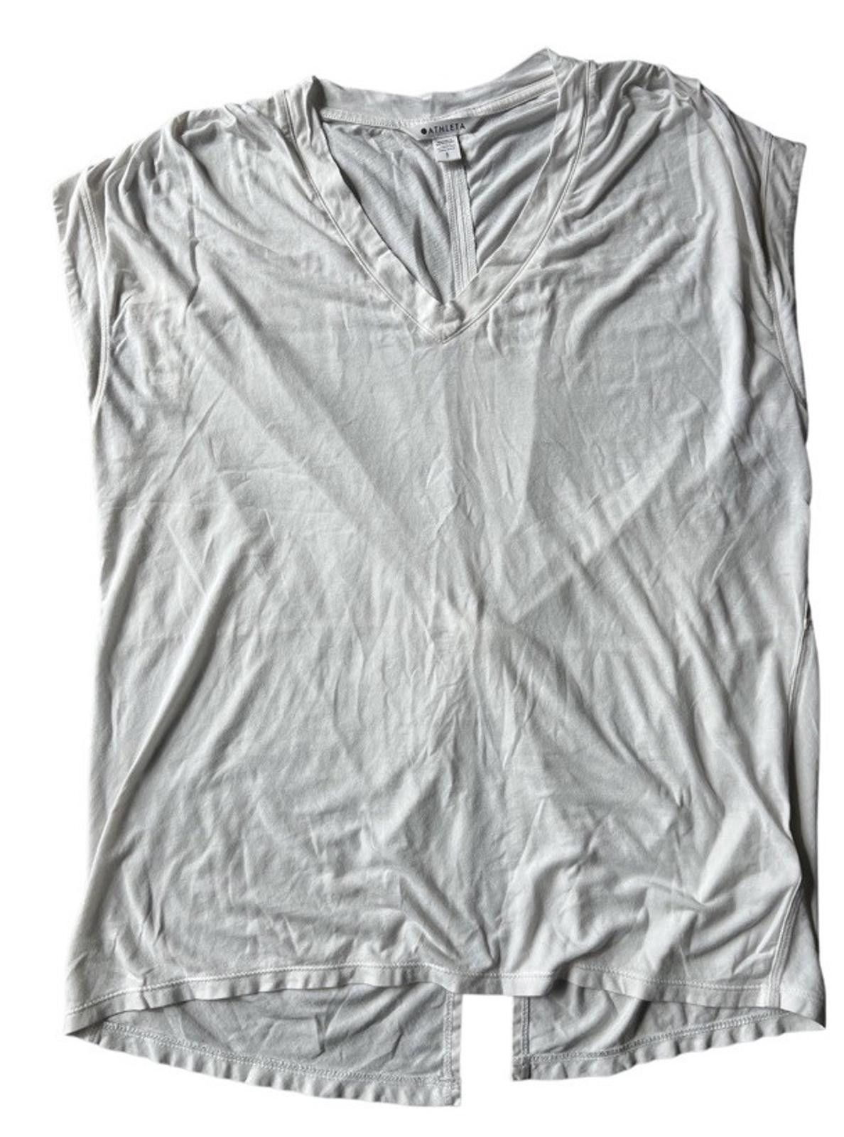 Designer Athleta Outbound Twist Tee Shirt Top Cotton Blend Size S Size S / US 4 / IT 40 - 2 Thumbnail