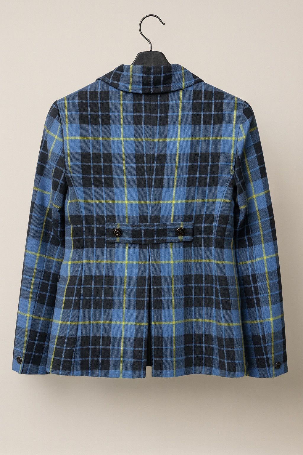 Super Lovers Vintage Super Lovers Blue Checkered Blazer Jacket Harajuku Size M / US 6-8 / IT 42-44 - 2 Thumbnail