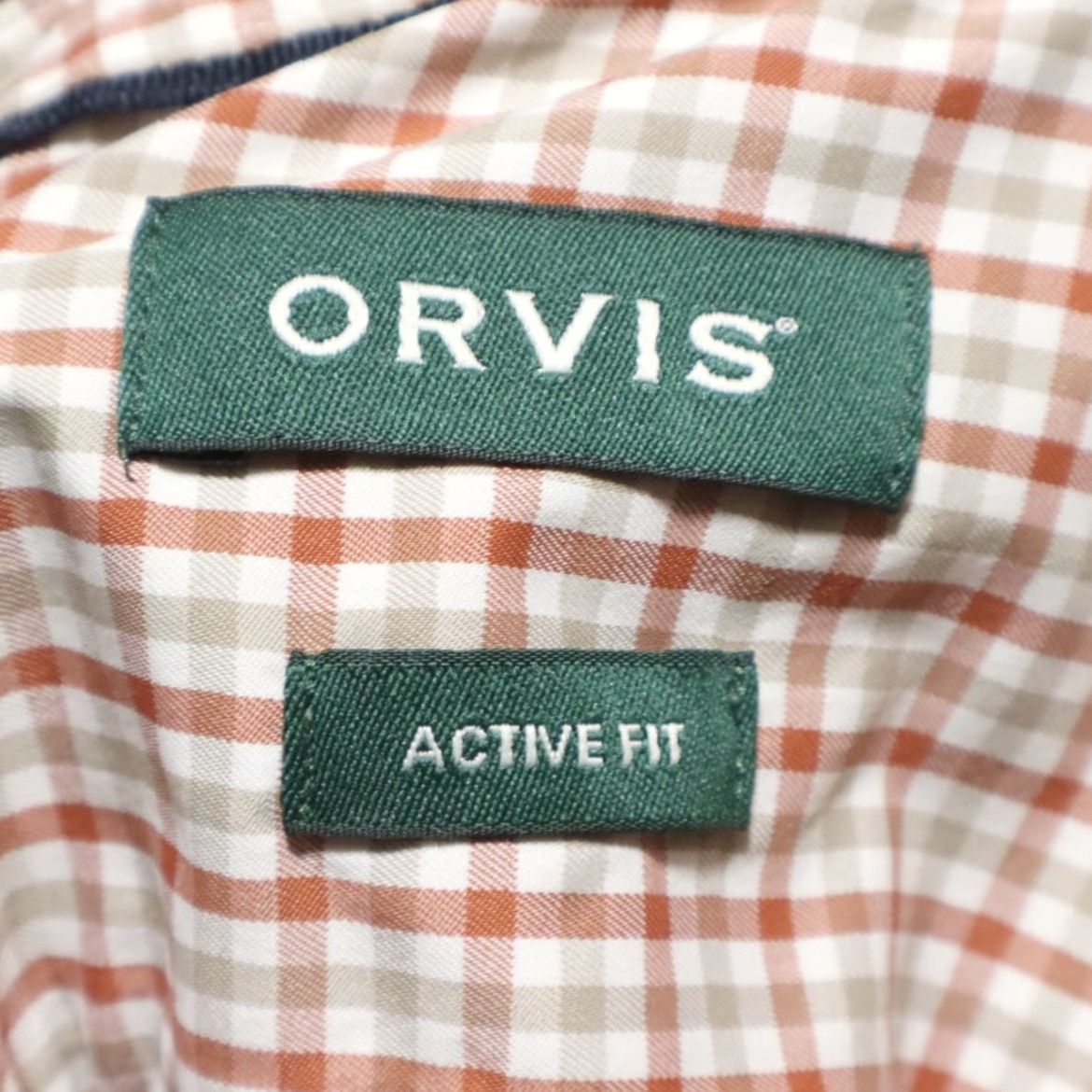 Orvis Orvis Active Fit Nylon Gingham Button Down Shirt White Men XL Size US XL / EU 56 / 4 - 5 Thumbnail