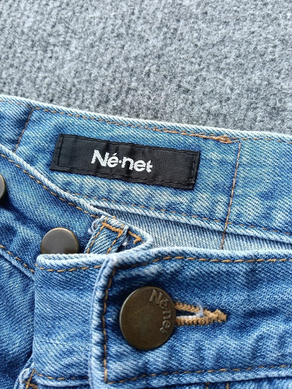 Ne-Net Né-net Selvedge by issey miyake Graphic Patch Denim Jeans Size US 31 - 6 Thumbnail