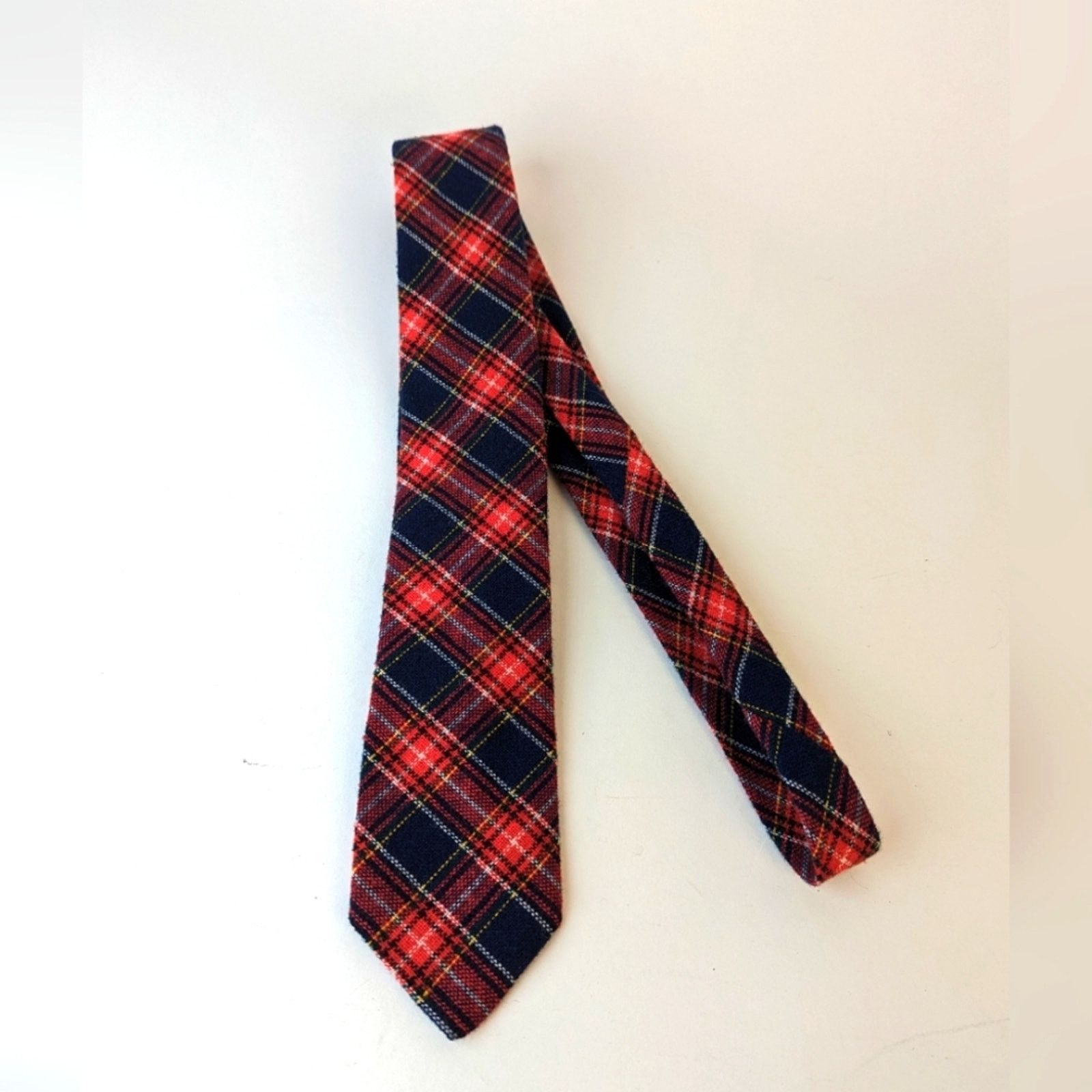 Vintage Vintage Michael Reed Plaid Wool Tie Size ONE SIZE - 1 Thumbnail