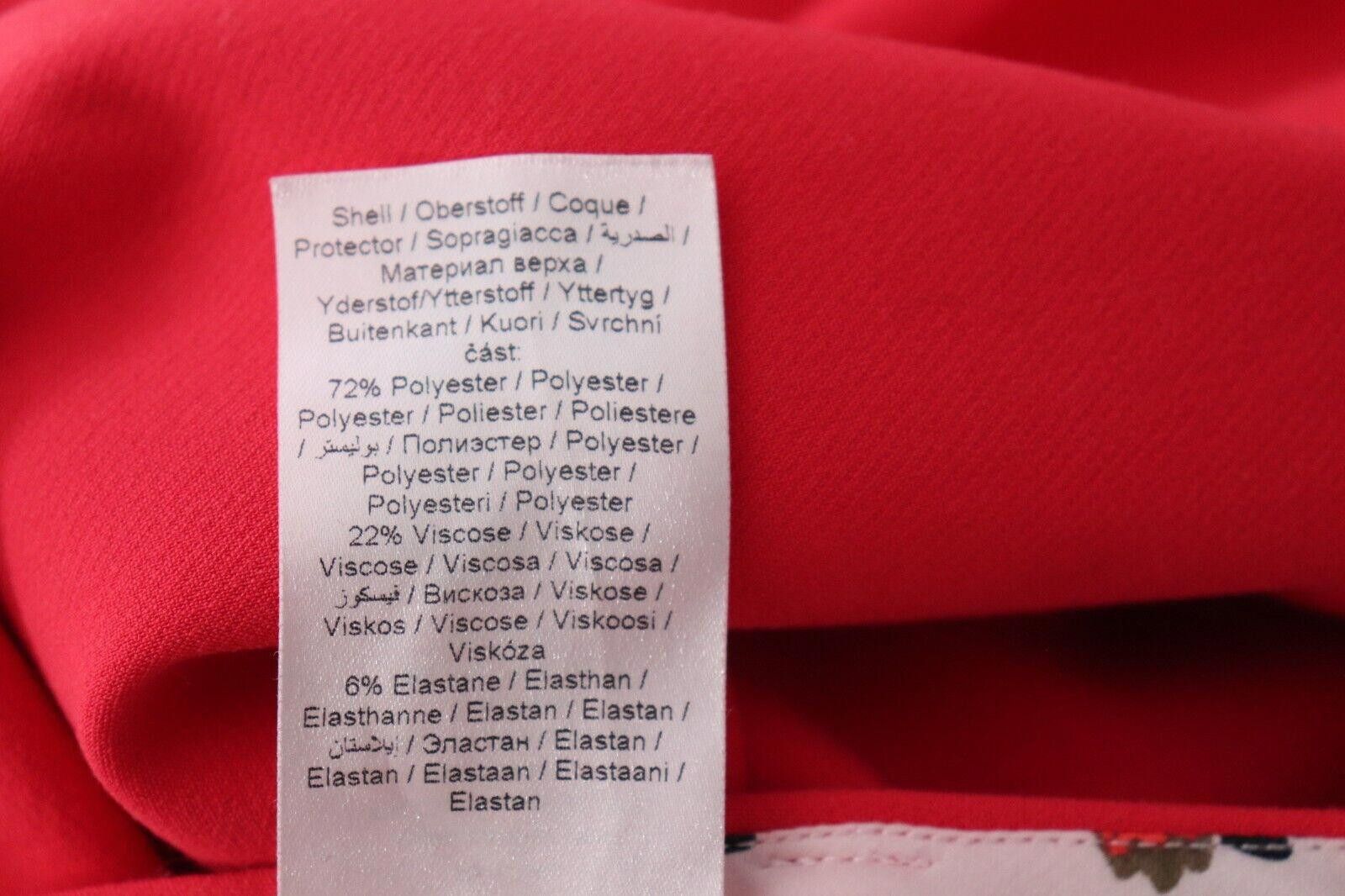 Designer Part Two EU38 US8 Red Clea Pants Mid Rise Crop Trousers Size 30" / US 8 / IT 44 - 7 Thumbnail