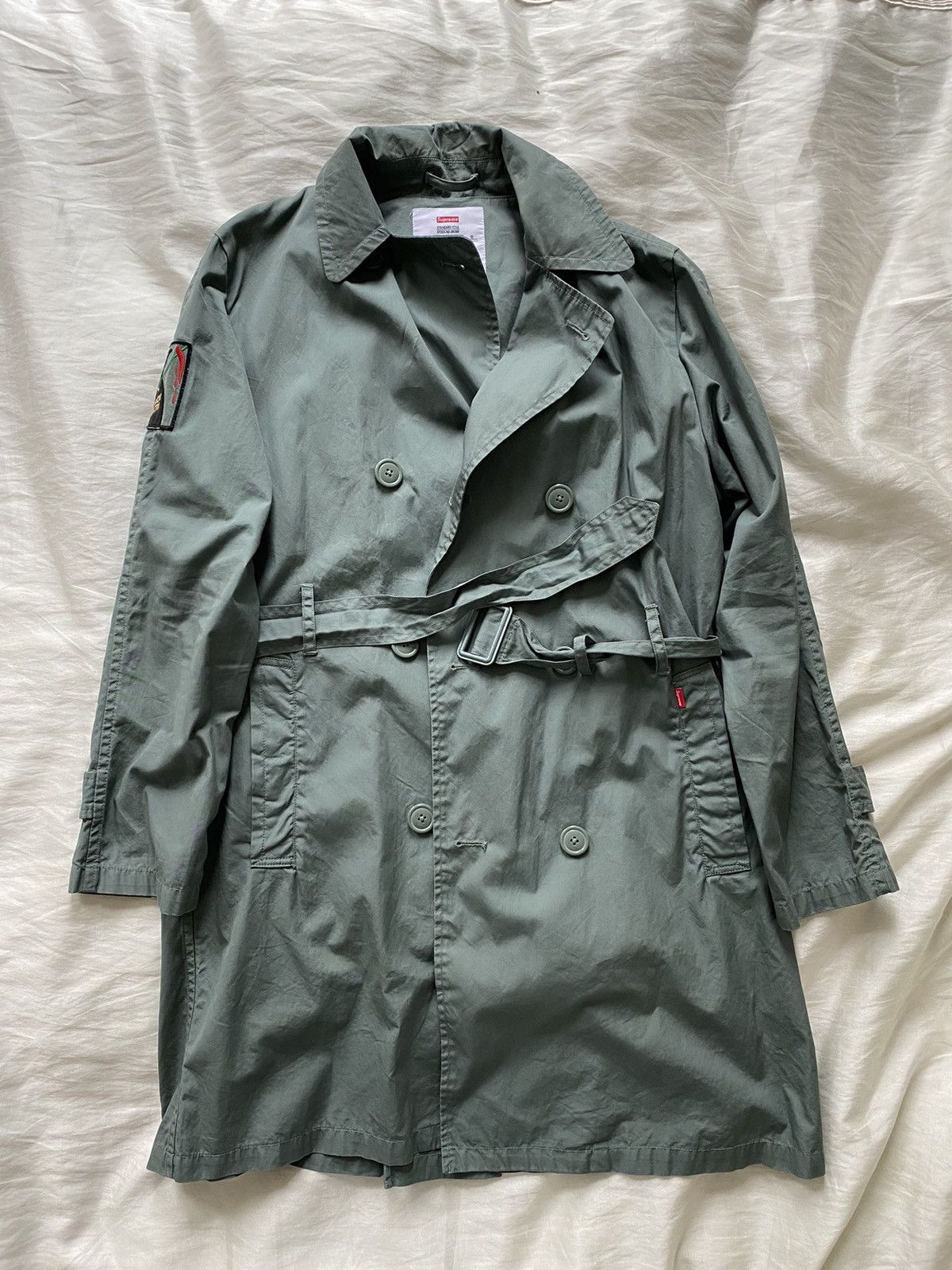 Supreme Supreme Belted Trench Coat SS16 | Grailed