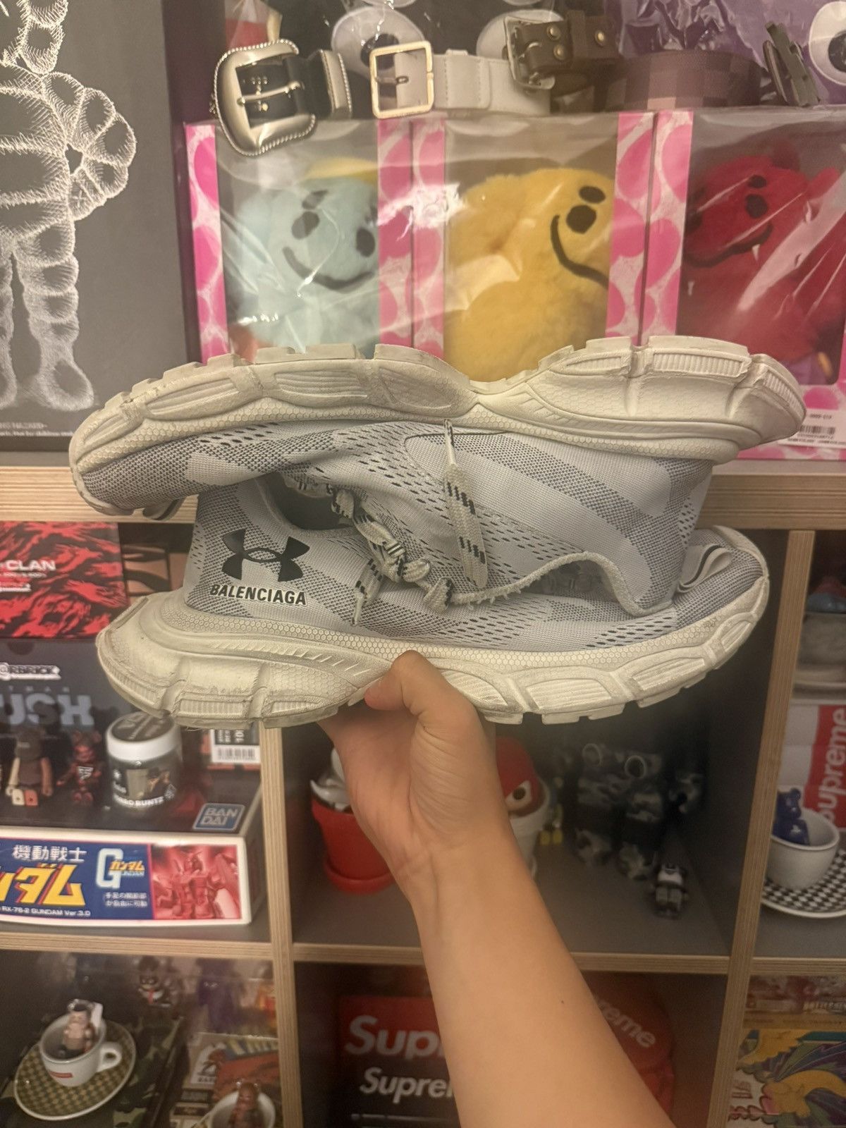 Balenciaga × Under Armour Balenciaga Under Armour White 3XL Sneakers Size US 12 / EU 45 - 5 Thumbnail