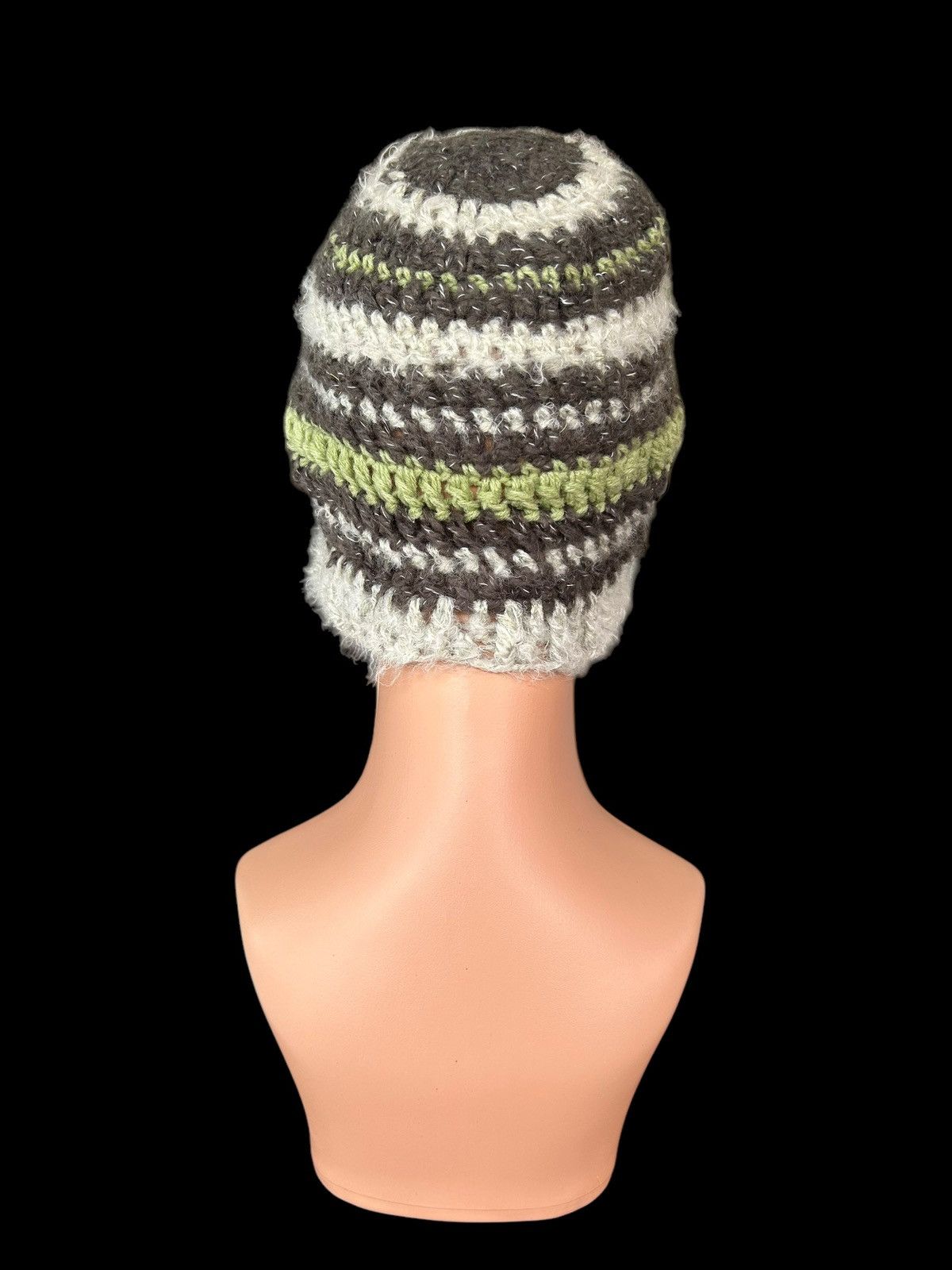Japanese Brand × Kapital × Vintage Crochet Knitted handmade Hairy Beanie Hats Size ONE SIZE - 3 Thumbnail
