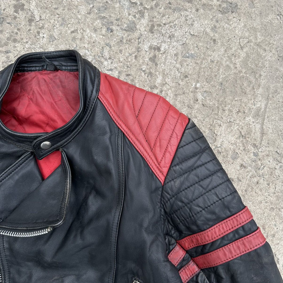 Number (N)ine Vintage Japanese Style Moto Leather Jacket Hype Punk Crazy Size US S / EU 44-46 / 1 - 4 Thumbnail