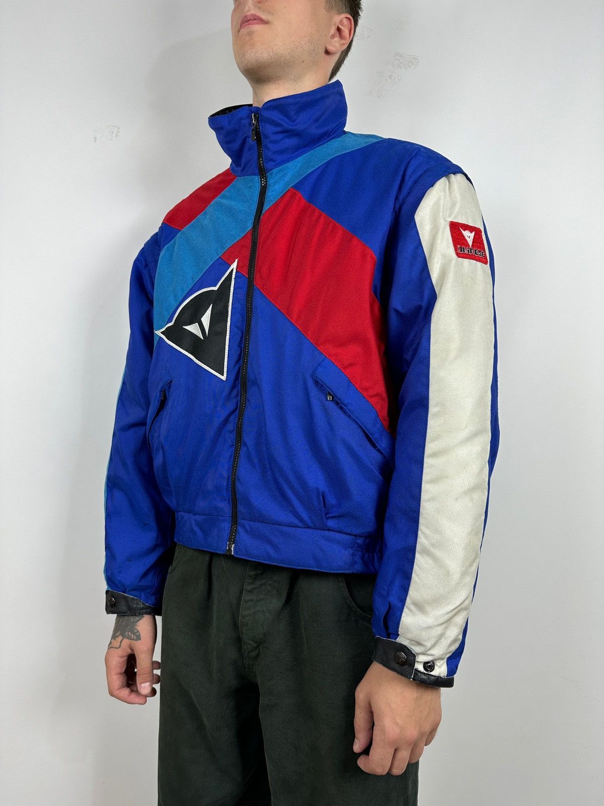 Dainese 90s Vintage Dainese Nylon Moto Racing Jacket / Vest Size US M / EU 48-50 / 2 - 3 Thumbnail