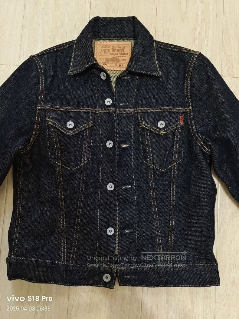 Iron Heart Iron Heart Denim jacket Size US XXS / EU 40 - 2 Thumbnail