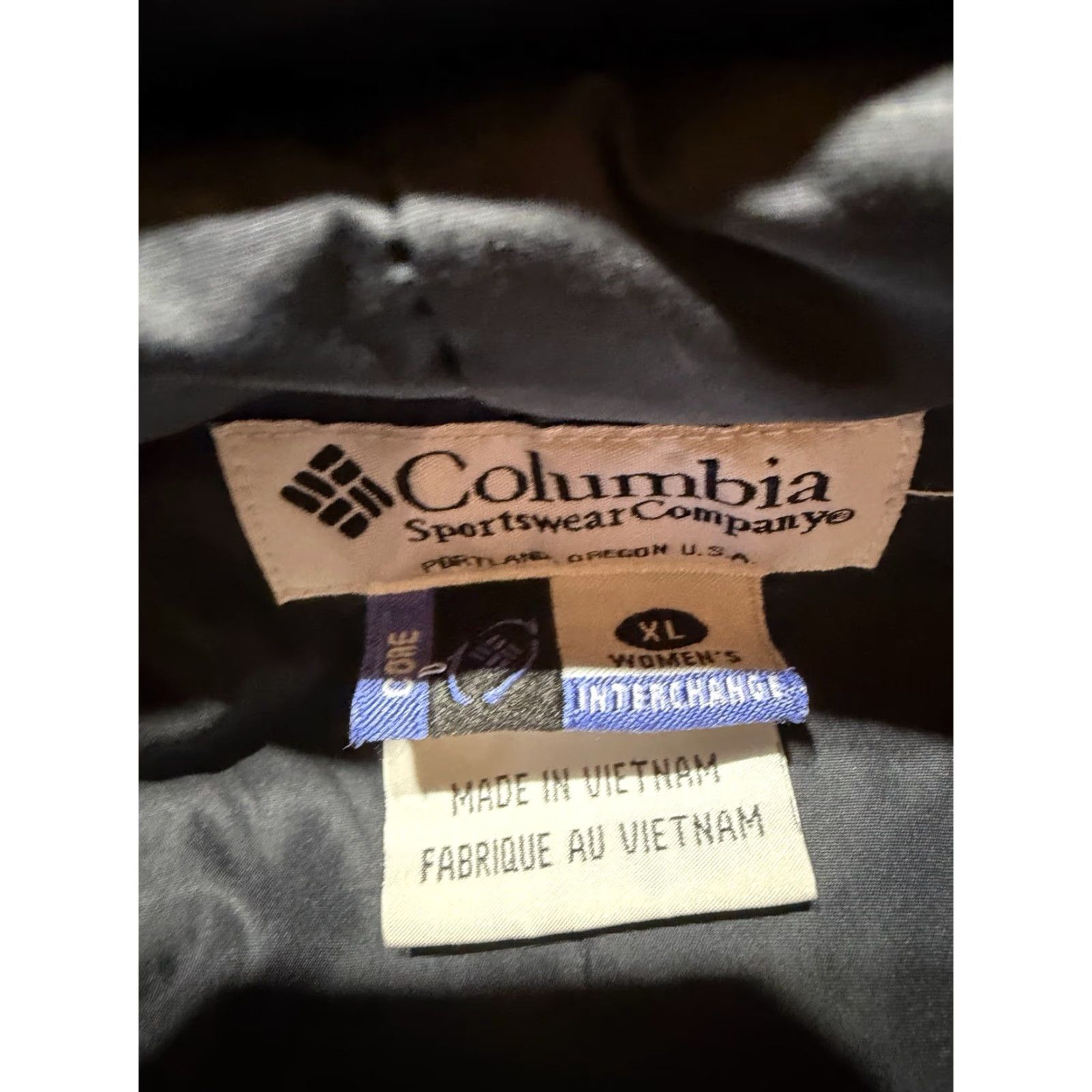 Vintage Columbia Womens Jacket XL Black Heavy Winter Coat Zip Liner Interchange Core Size XL / US 12-14 / IT 48-50 - 4 Thumbnail