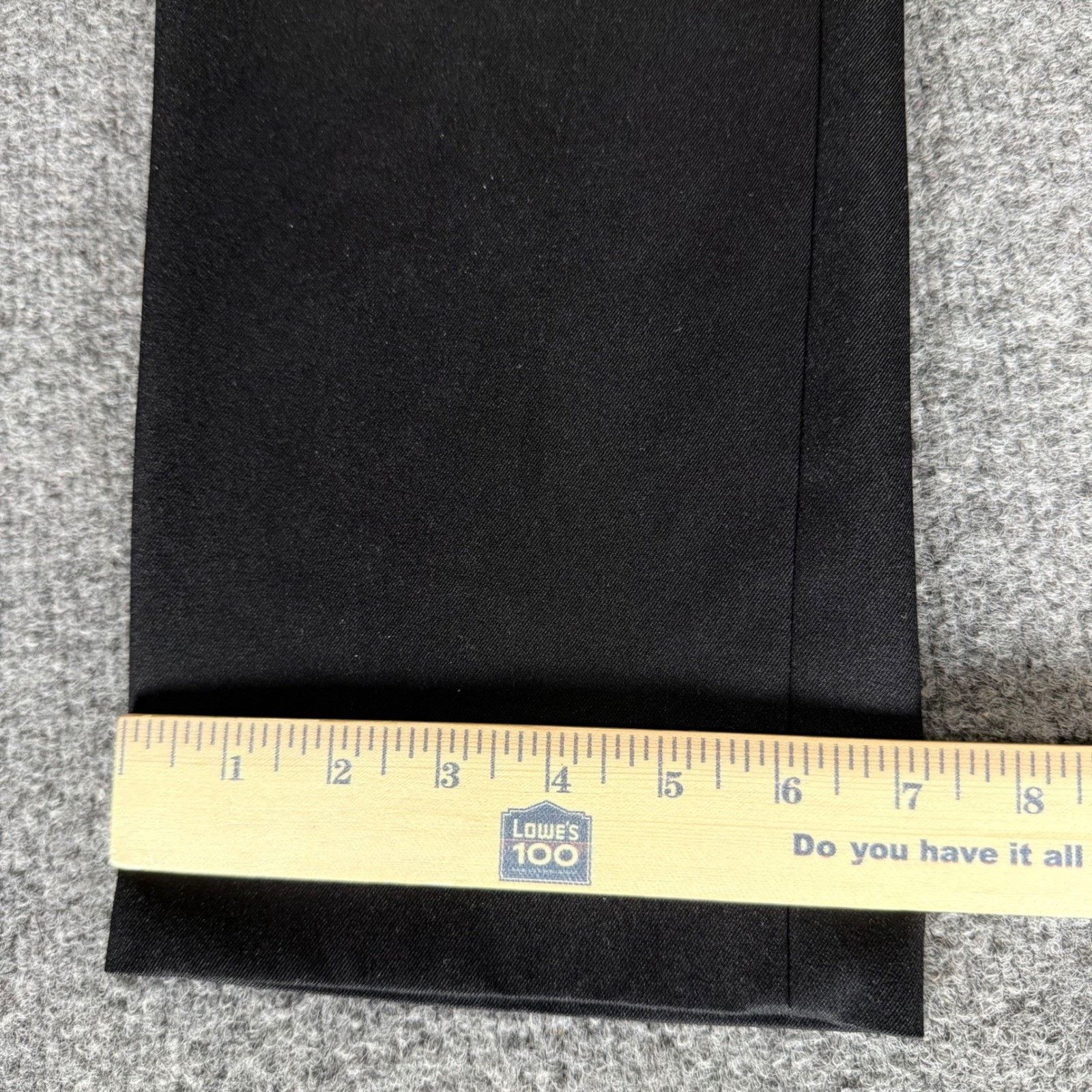 Other Louis Raphael Mens Slim Fit Dress Pants Black 34x30 Office Size US 34 / EU 50 - 8 Thumbnail