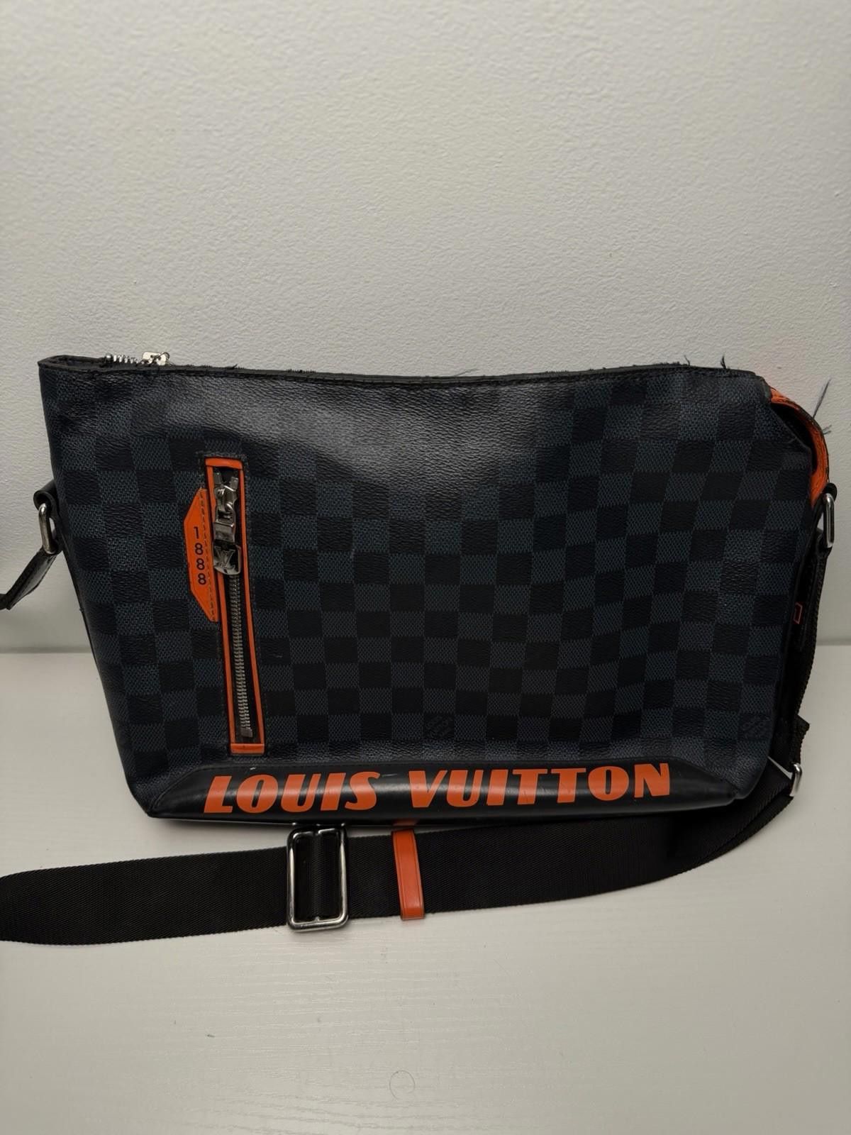 Louis Vuitton Louis Vuitton Damier Cobalt Messenger Bag Orange LV Size ONE SIZE - 1 Thumbnail