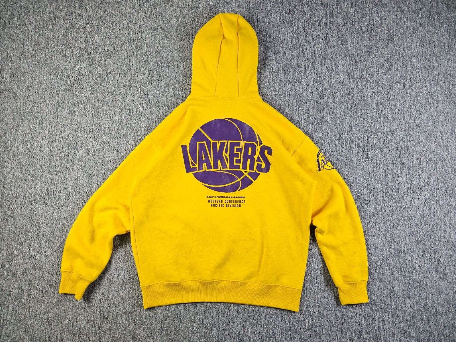 NBA NBA Lakers Hoodie by Josh Denzel Oversized Yellow M Size US M / EU 48-50 / 2 - 2 Thumbnail