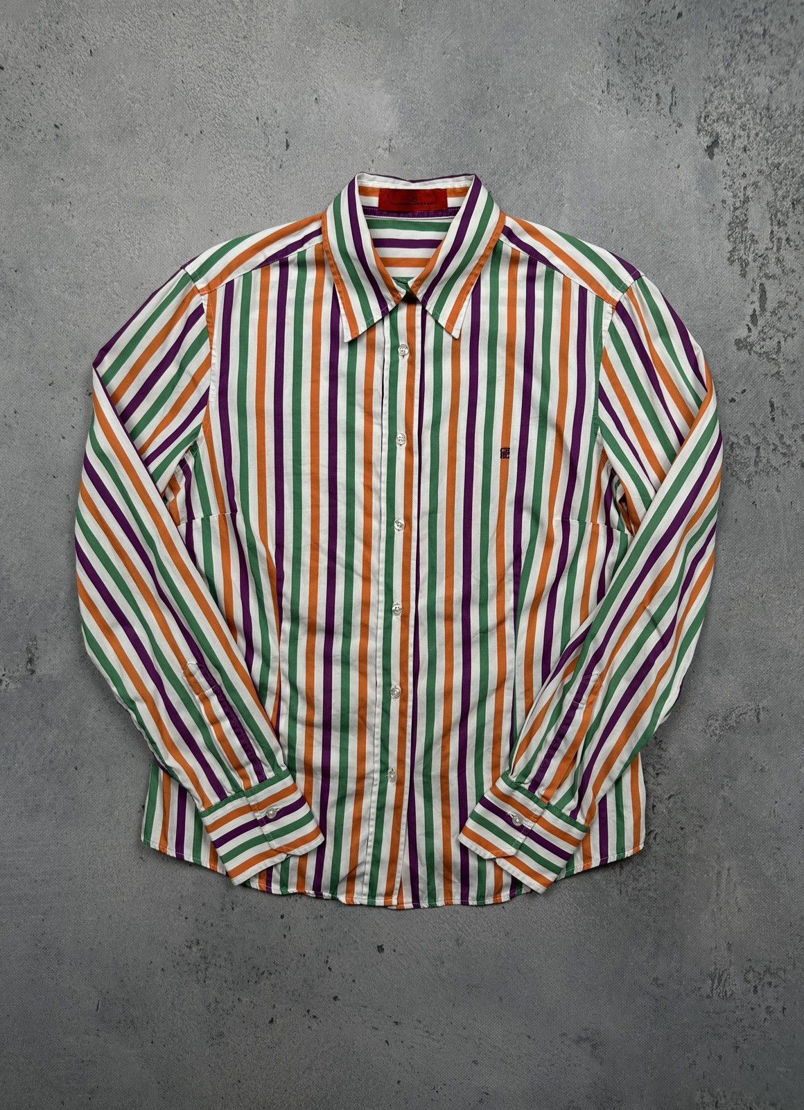 Carolina Herrera Carolina Herrera CH Striped Cotton Shirt | Portugal | Size 8 Size S / US 4 / IT 40 - 1 Thumbnail