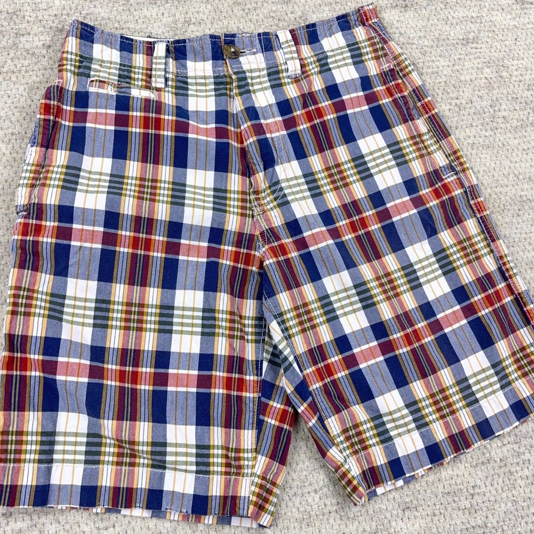 American Eagle Outfitters VINTAGE American Eagle Outfitters Chino Shorts Men 28 Blue Red Plaid Tartan Preppy Jeans? Size US 28 / EU 44 - 5 Thumbnail