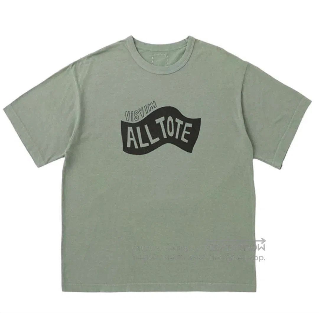 Visvim Green Short Sleeve Graphic T-Shirt. Size US XL / EU 56 / 4 - 1 Thumbnail