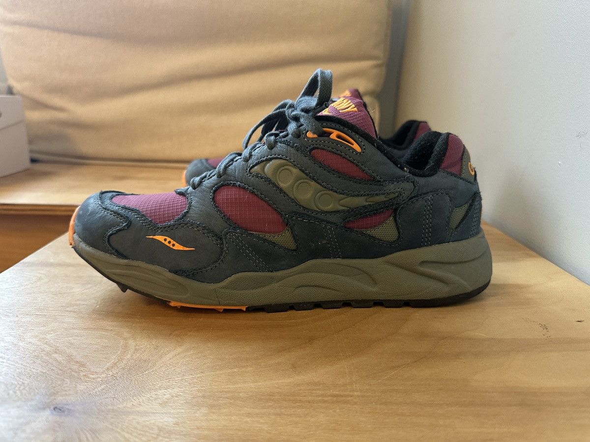 Saucony Saucony Grid Shadow 2 Premium Blue/Purple/Orange Size US 10.5 / EU 43-44 - 2 Thumbnail