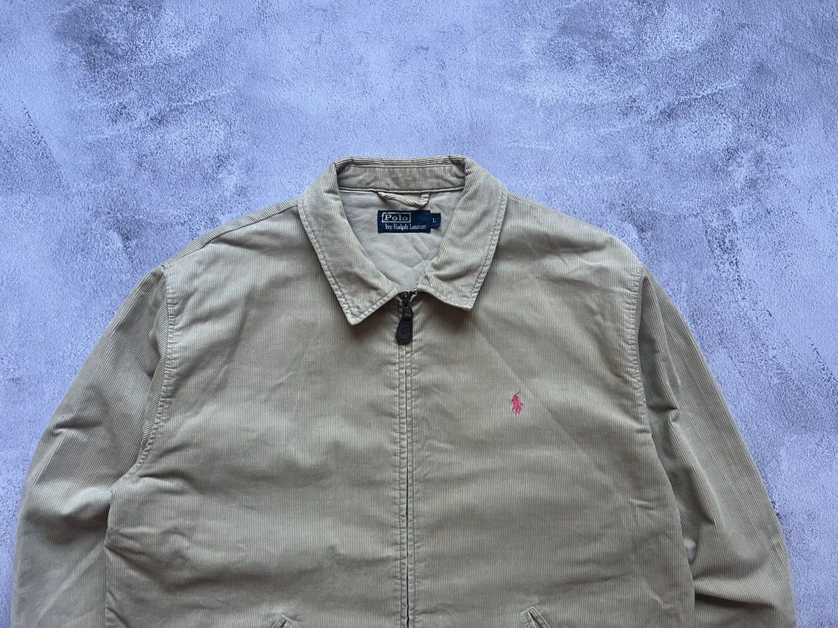 Rare Polo Ralph Lauren Vintage Corduroy Bomber Jacket Size:L