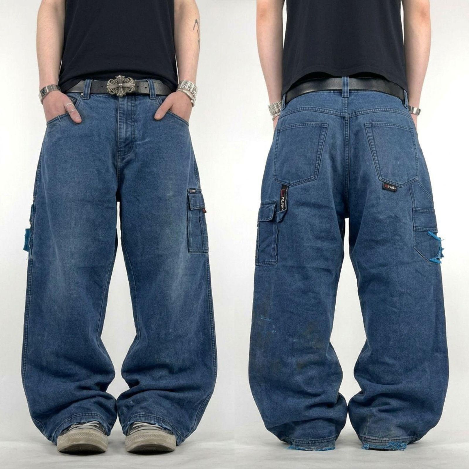 archive 90s evisu bontage checkdenim メンズ archive 90s evisu 