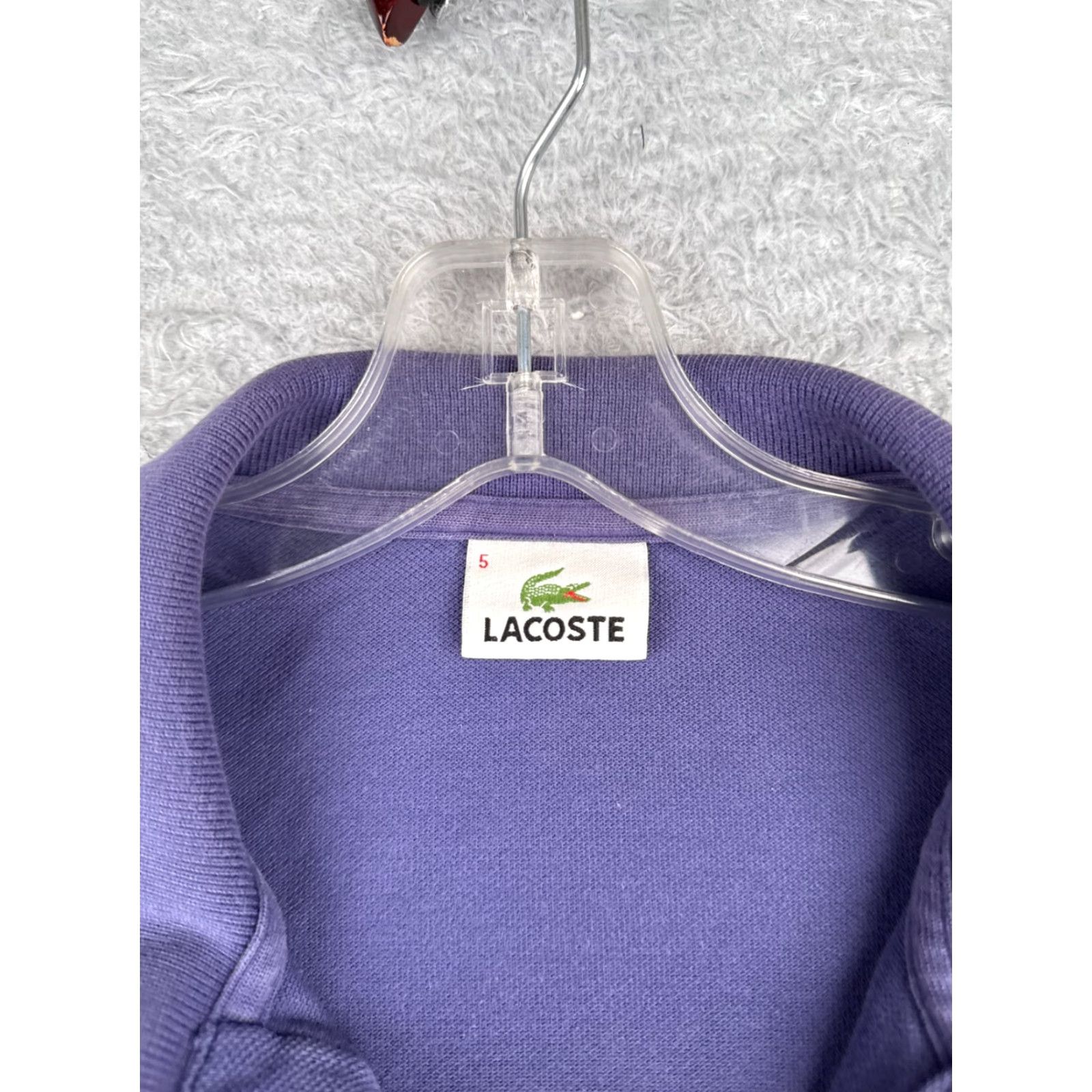 Lacoste Lacoste Polo Shirt Men 5 Blue Short Sleeve Slim Fit 100% Cotton Croc Logo Size US S / EU 44-46 / 1 - 7 Thumbnail