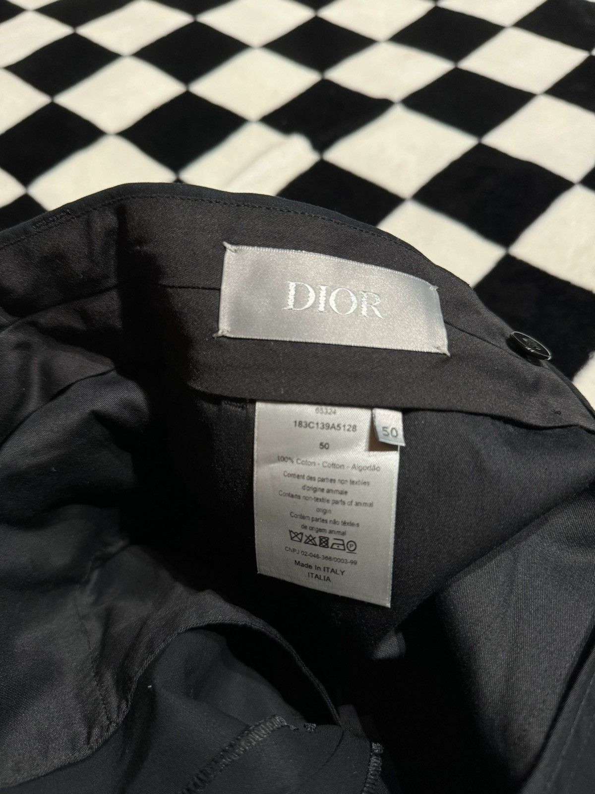 Dior FW18 CARGO PANTS ELASTIC 1 POCKET PANTS SLACKS Size US 34 / EU 50 - 6 Thumbnail
