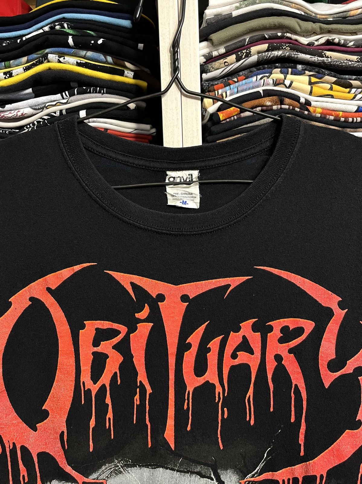 Band Tees Vintage 2005 Obituary Cause Of Death Metal Band T-Shirt Size US M / EU 48-50 / 2 - 5 Thumbnail
