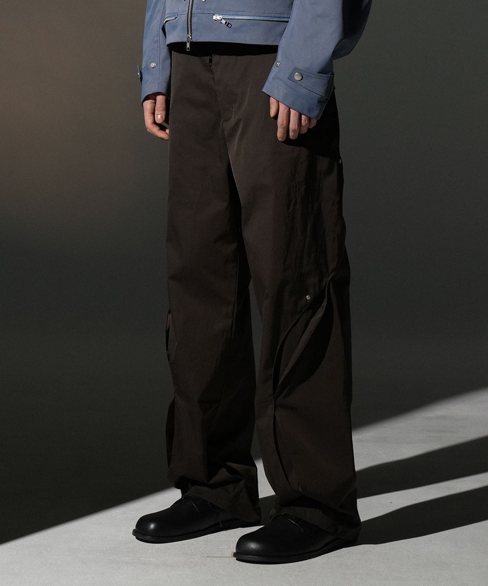 GRAILZ Grailz CIRCLE SLIT TROUSER [brown] size 3 Size US 33 - 1 Thumbnail