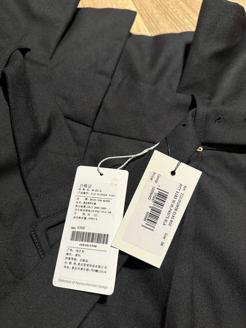 Dries Van Noten dries van noten Wool trousers 2503-Nextarrow Size US 36 / EU 52 - 4 Thumbnail