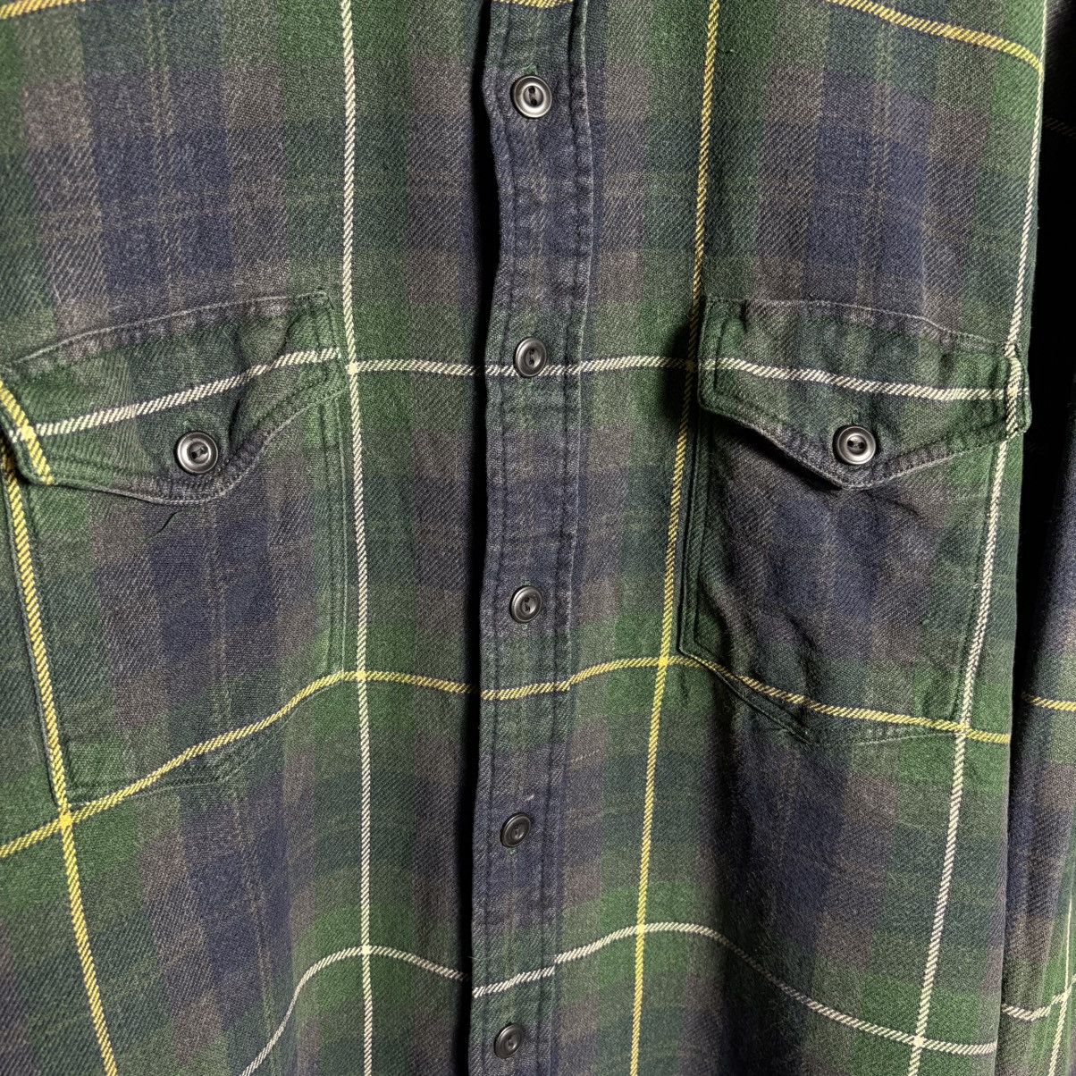 Polo Ralph Lauren Vintage 90s Polo Sport Ralph Lauren Check Distressed Shirt Size US XXL / EU 58 / 5 - 3 Thumbnail