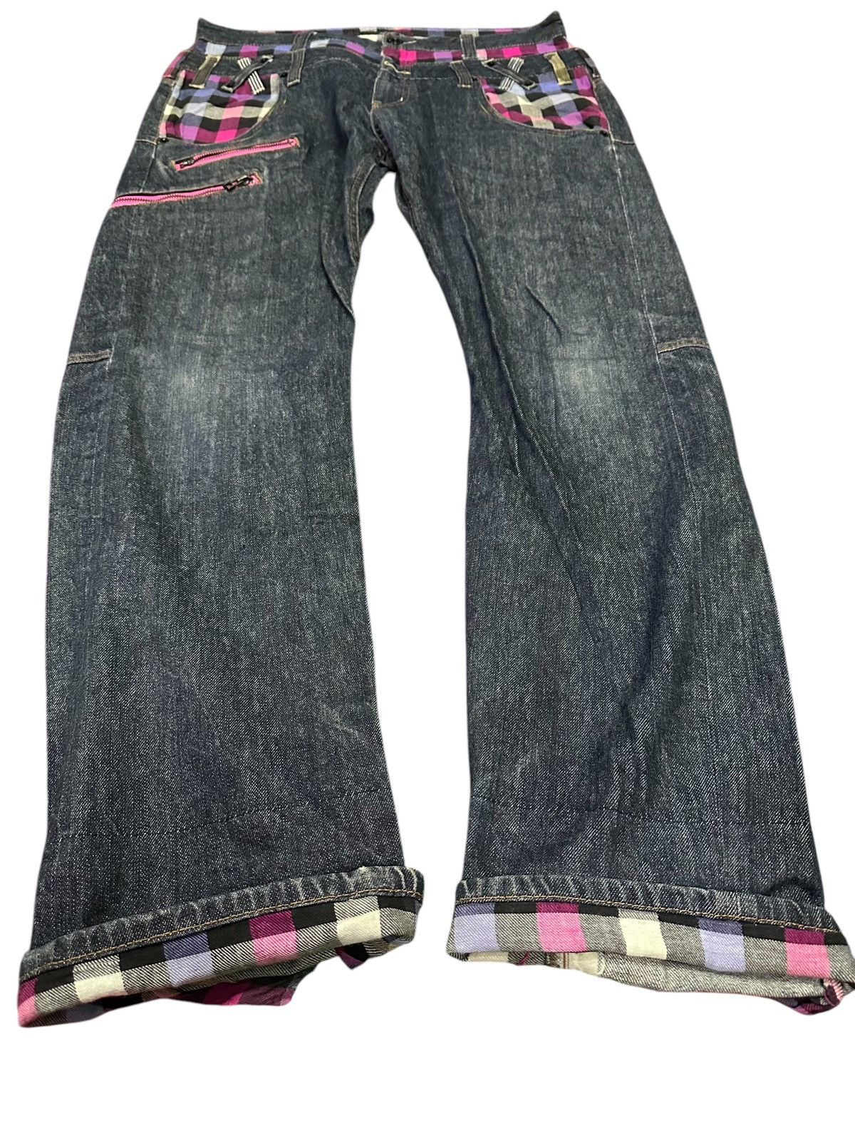 Vintage 💥Double Waist💥 Flare Design Dominated Handcrafted💥 Size US 34 / EU 50 - 4 Thumbnail