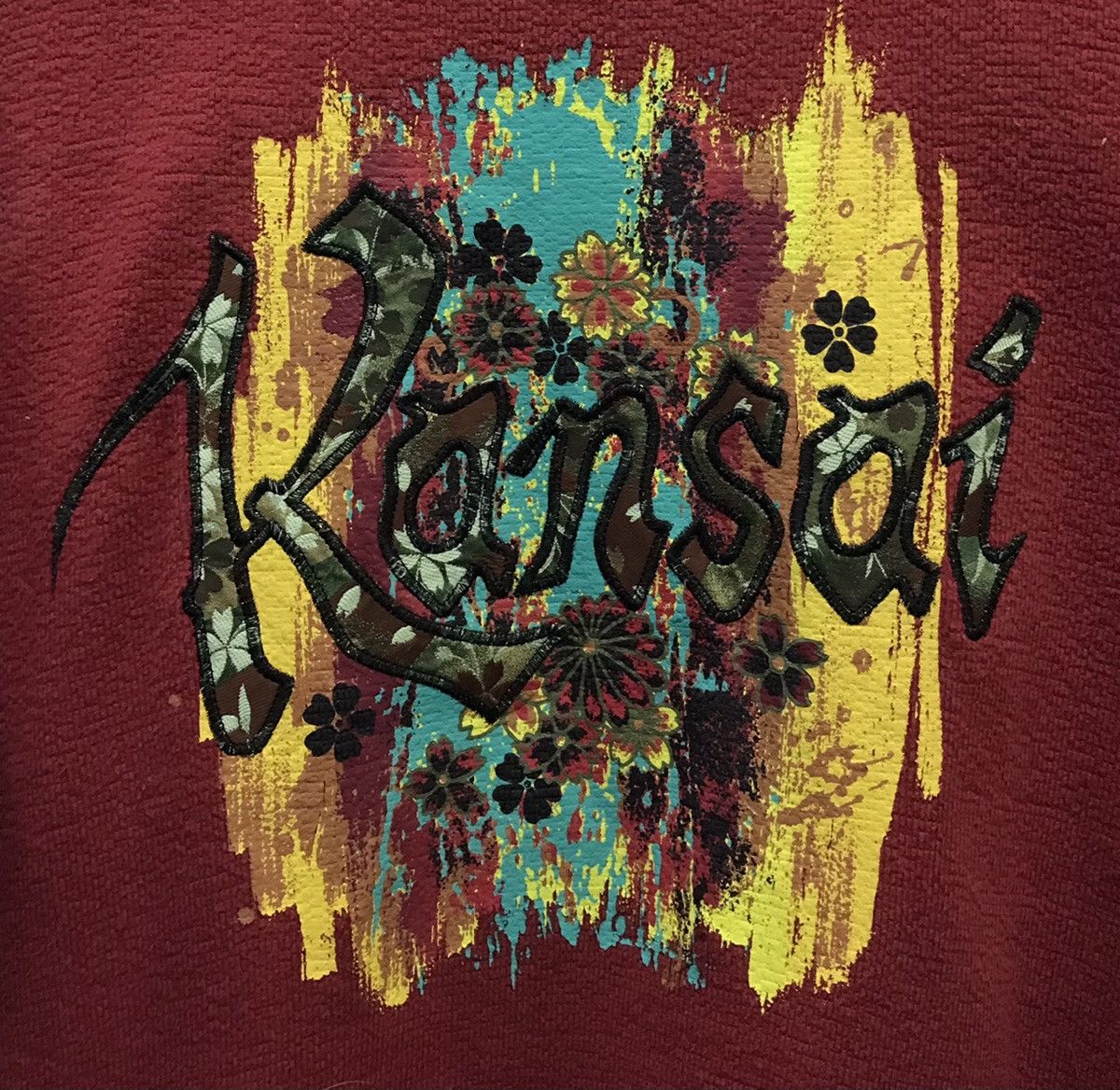 Japanese Brand × Kansai Yamamoto × Vintage Vintage Kansai Big Logo Sweatshirt Size US M / EU 48-50 / 2 - 3 Thumbnail