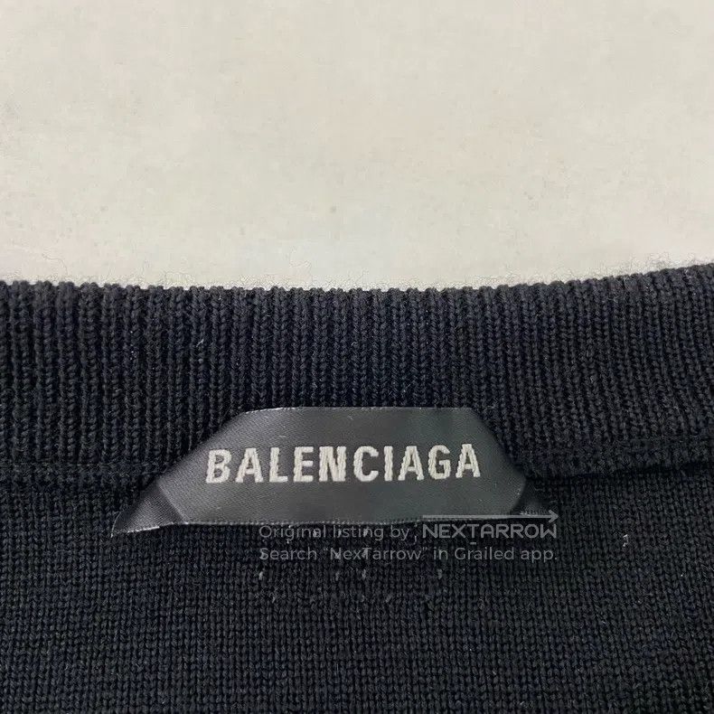 Balenciaga Balenciaga Black Openwork Knit Top Size US M / EU 48-50 / 2 - 5 Thumbnail