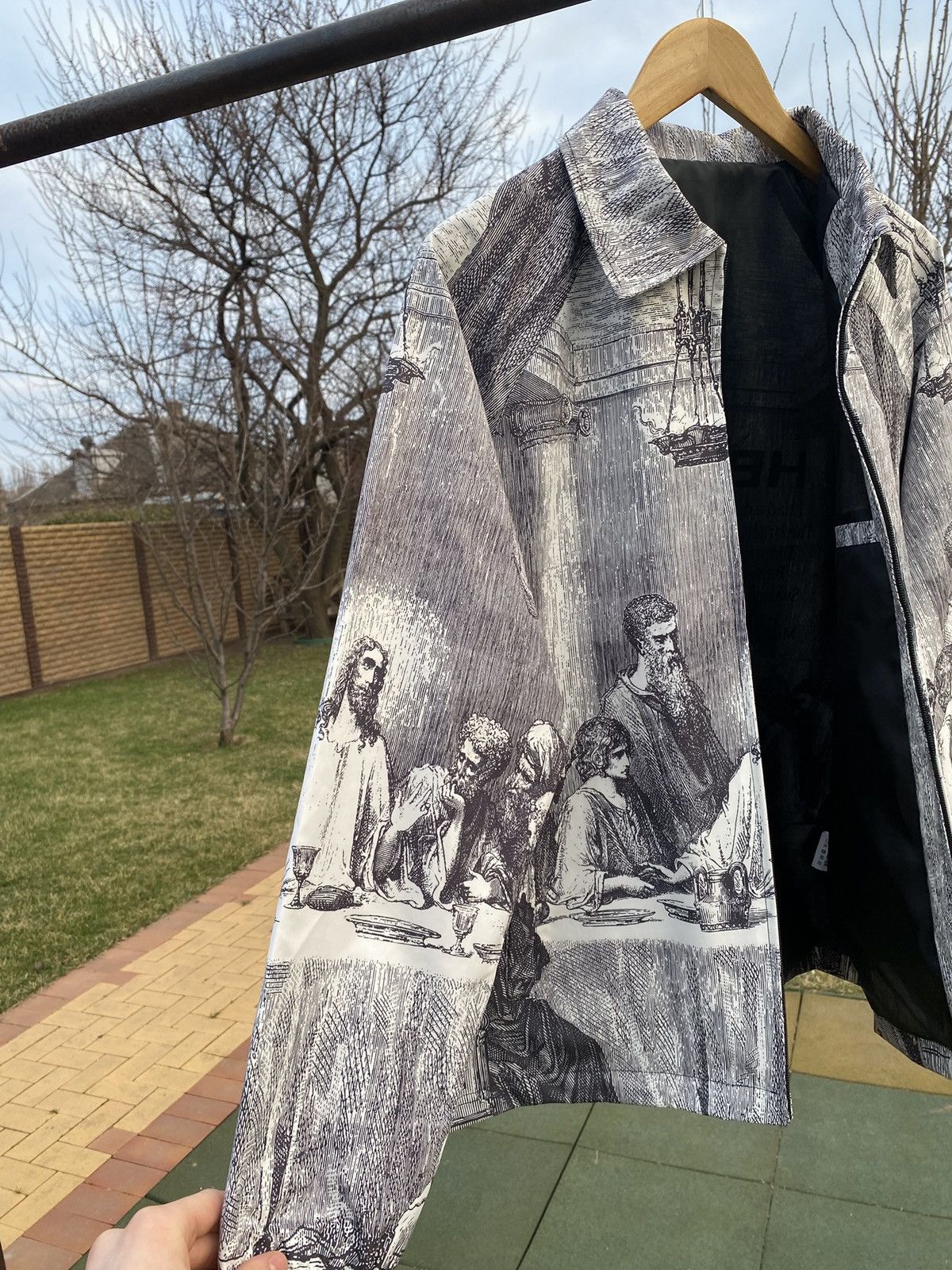 Vintage Hellpur “The Last Supper” Da Vinci Art Print Jacket XL Size US XL / EU 56 / 4 - 7 Thumbnail