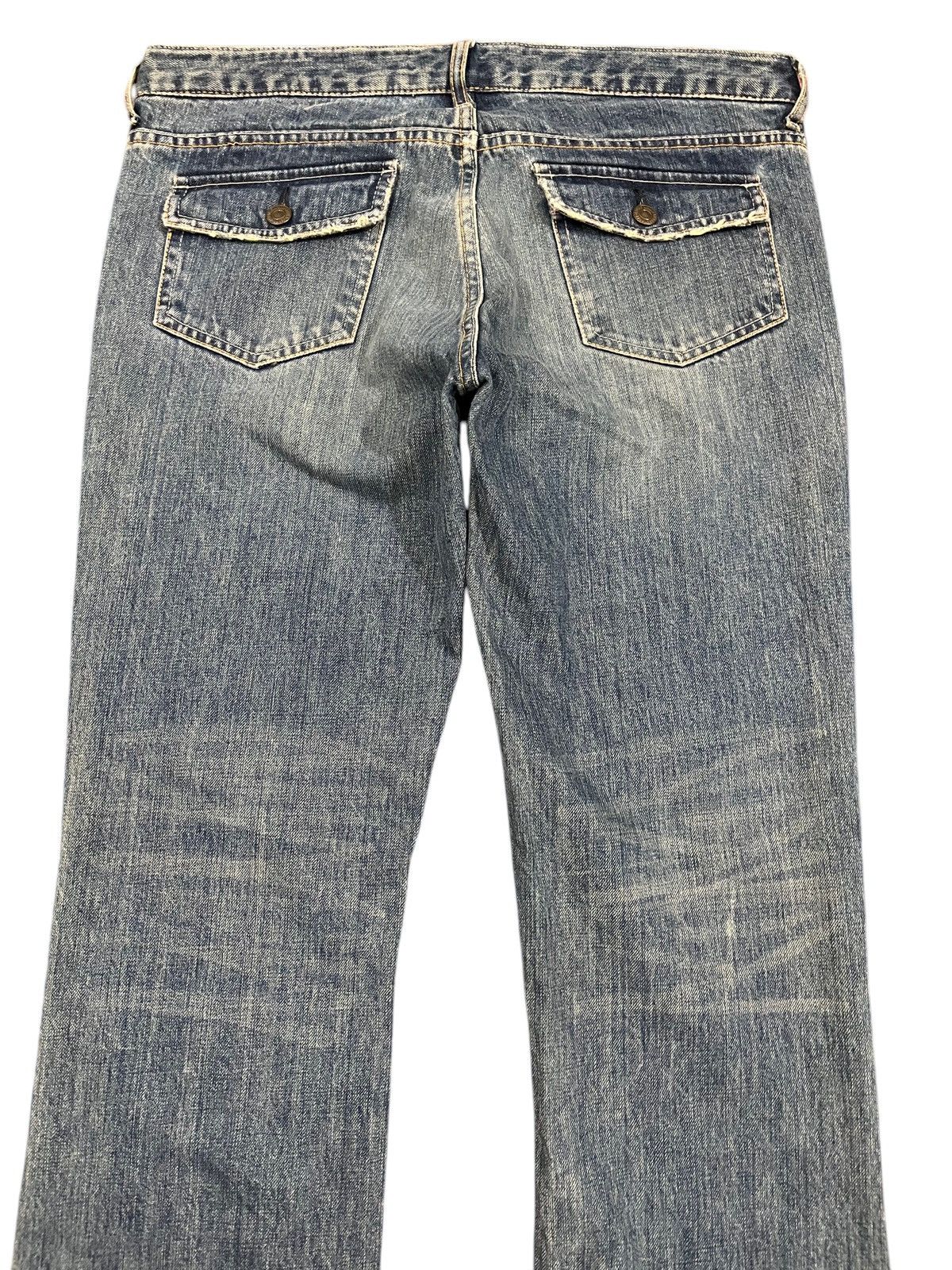Japanese Brand × Manual Alphabet Vintage Alphabet Club Flare Mudwash Denim Size US 34 / EU 50 - 7 Thumbnail