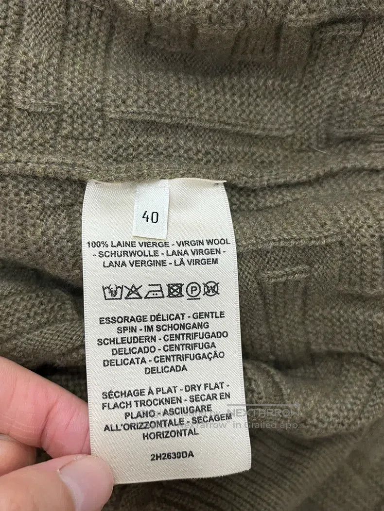Hermes Hermes Green monogram dark pattern sweater Size XS / US 0-2 / IT 36-38 - 4 Thumbnail